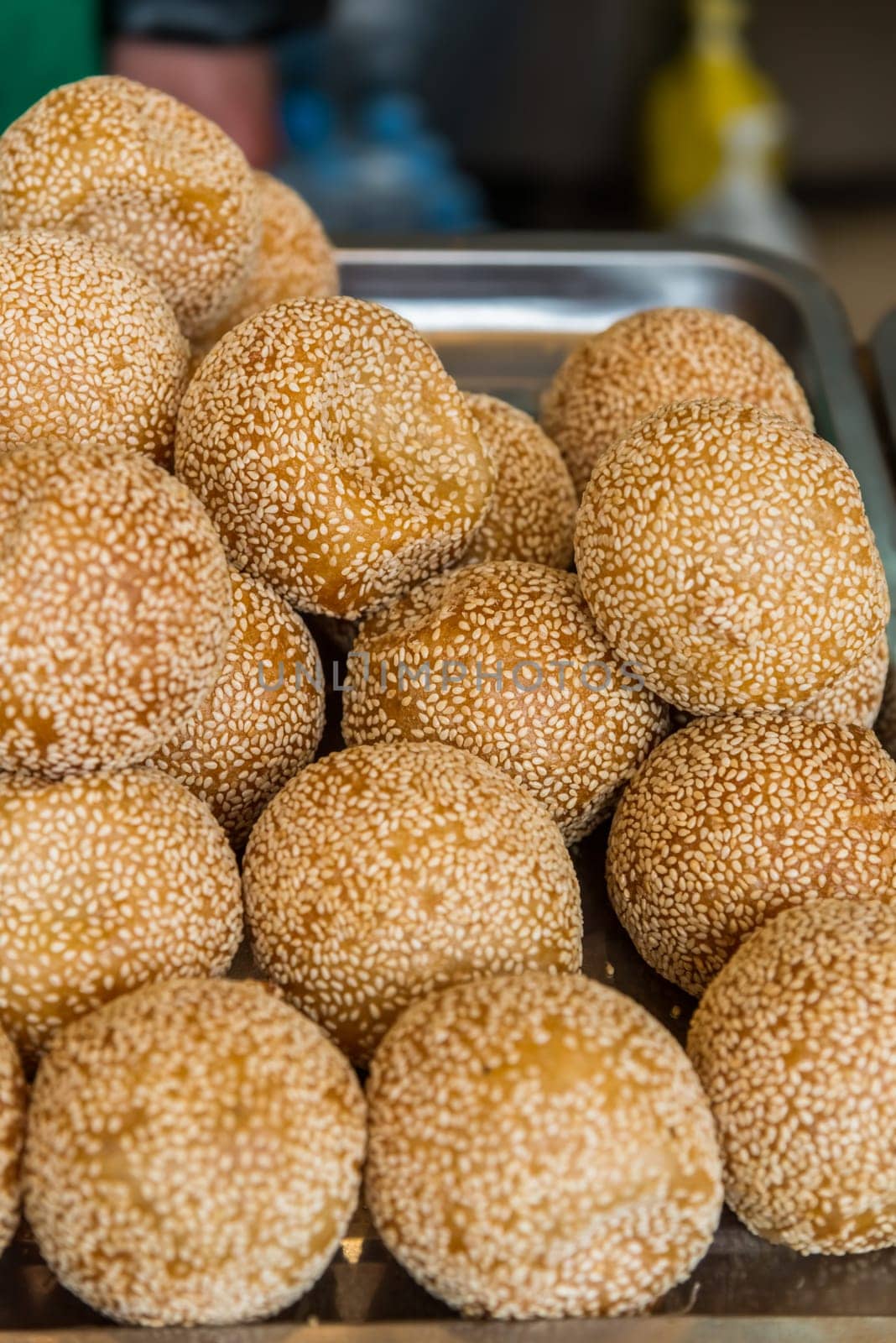 traditional chinese street food cuisine in shanghai in the popular republic of china