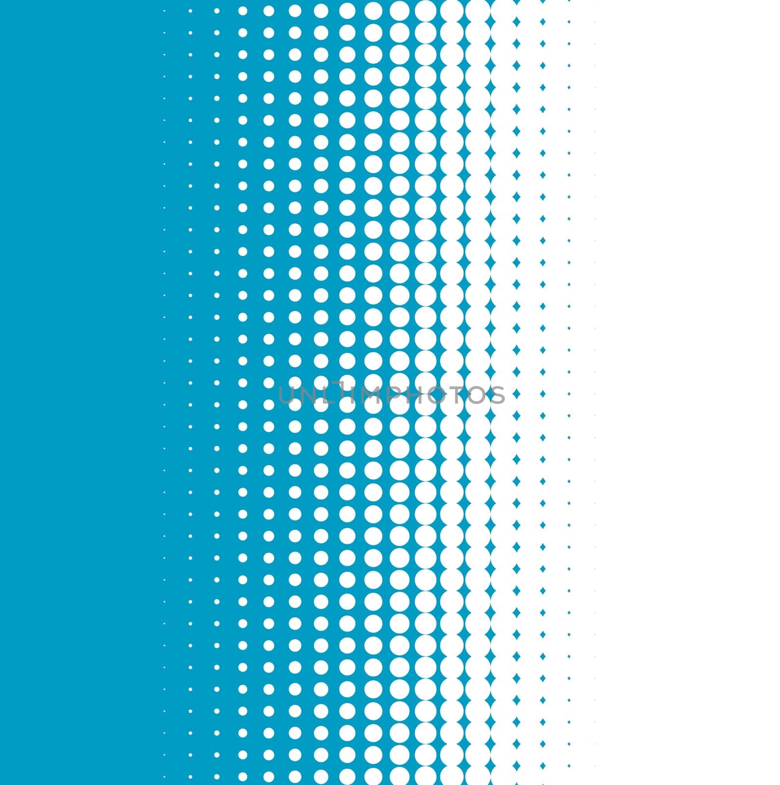 Turquoise background with soft transition to white area