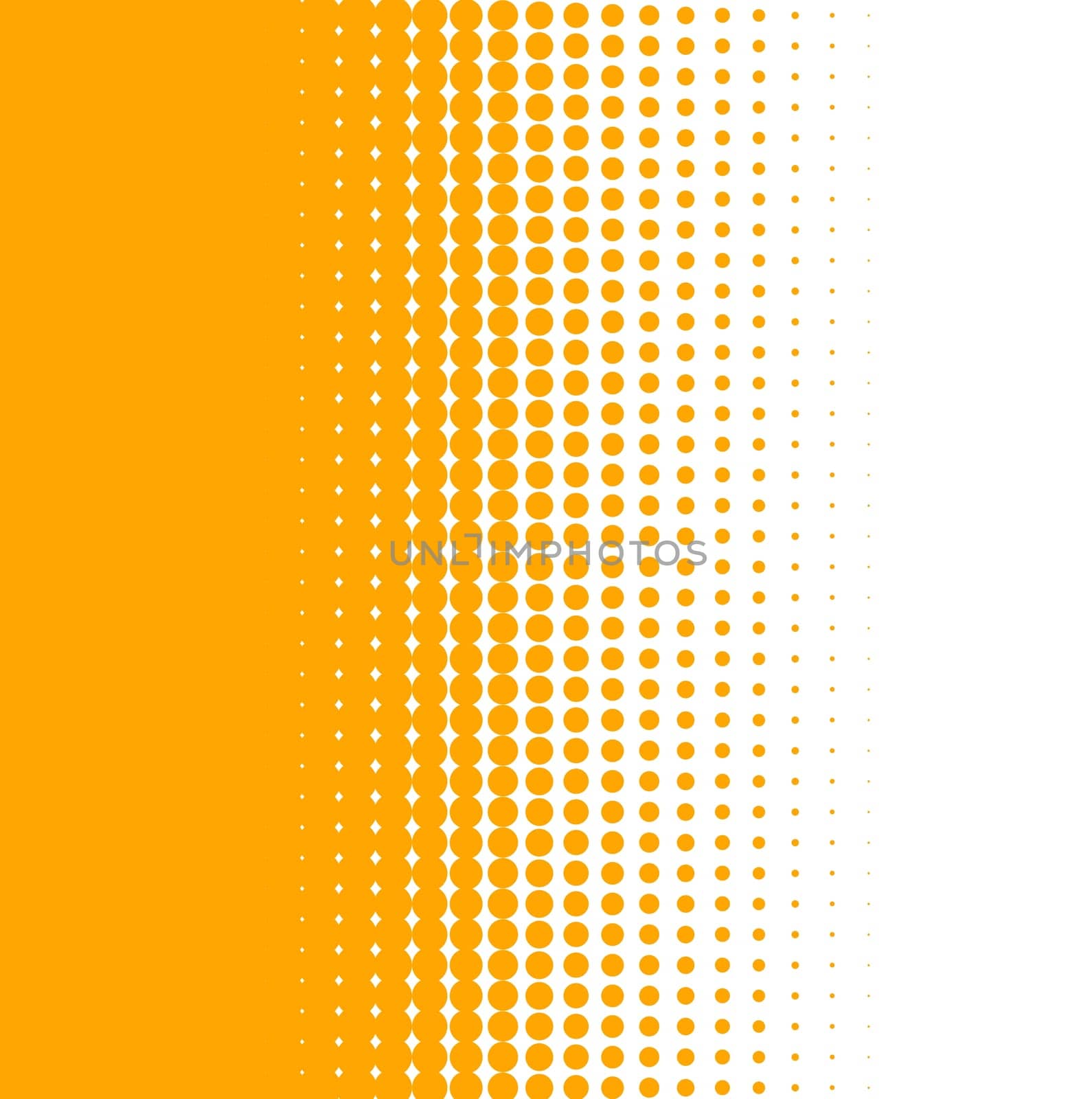 Background orange with transition to white
