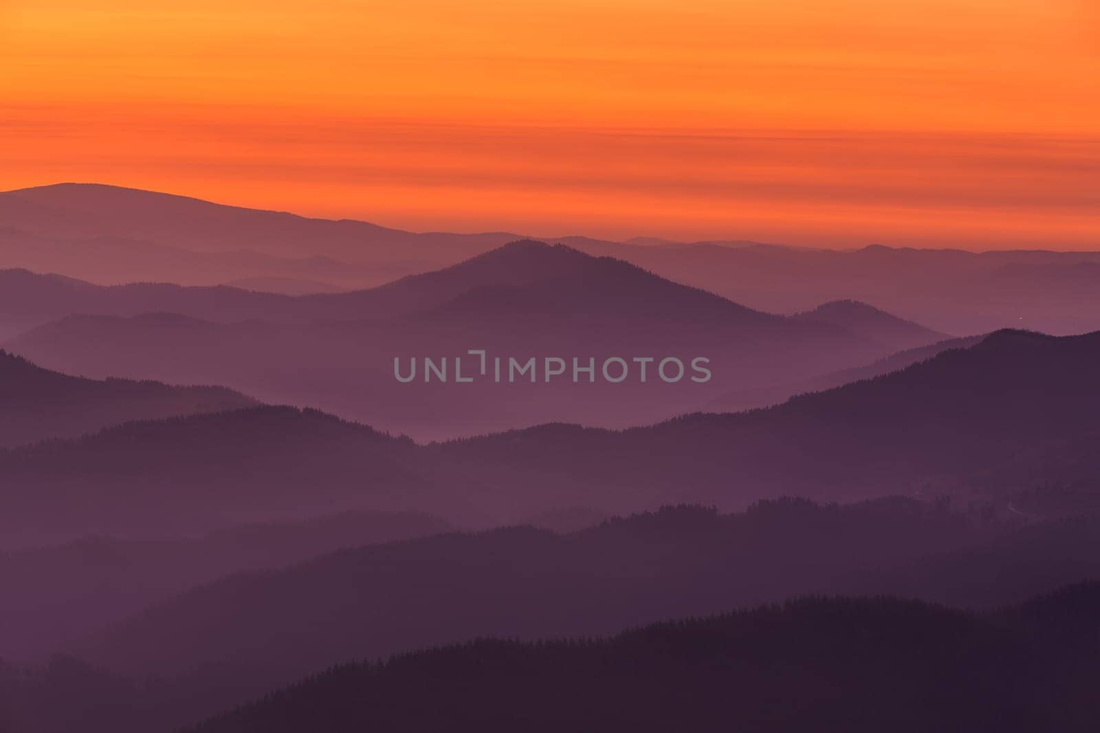 Mountain layers, Encartaciones, Bizkaia, Spain