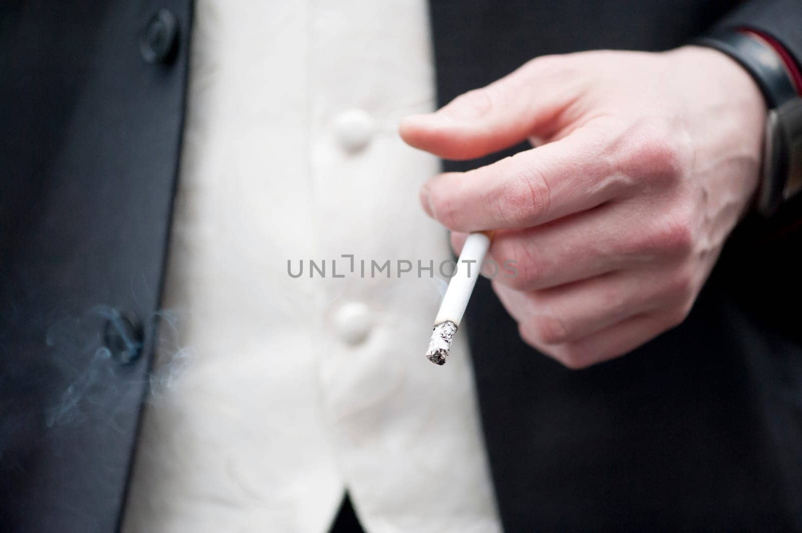 Man with cigarette