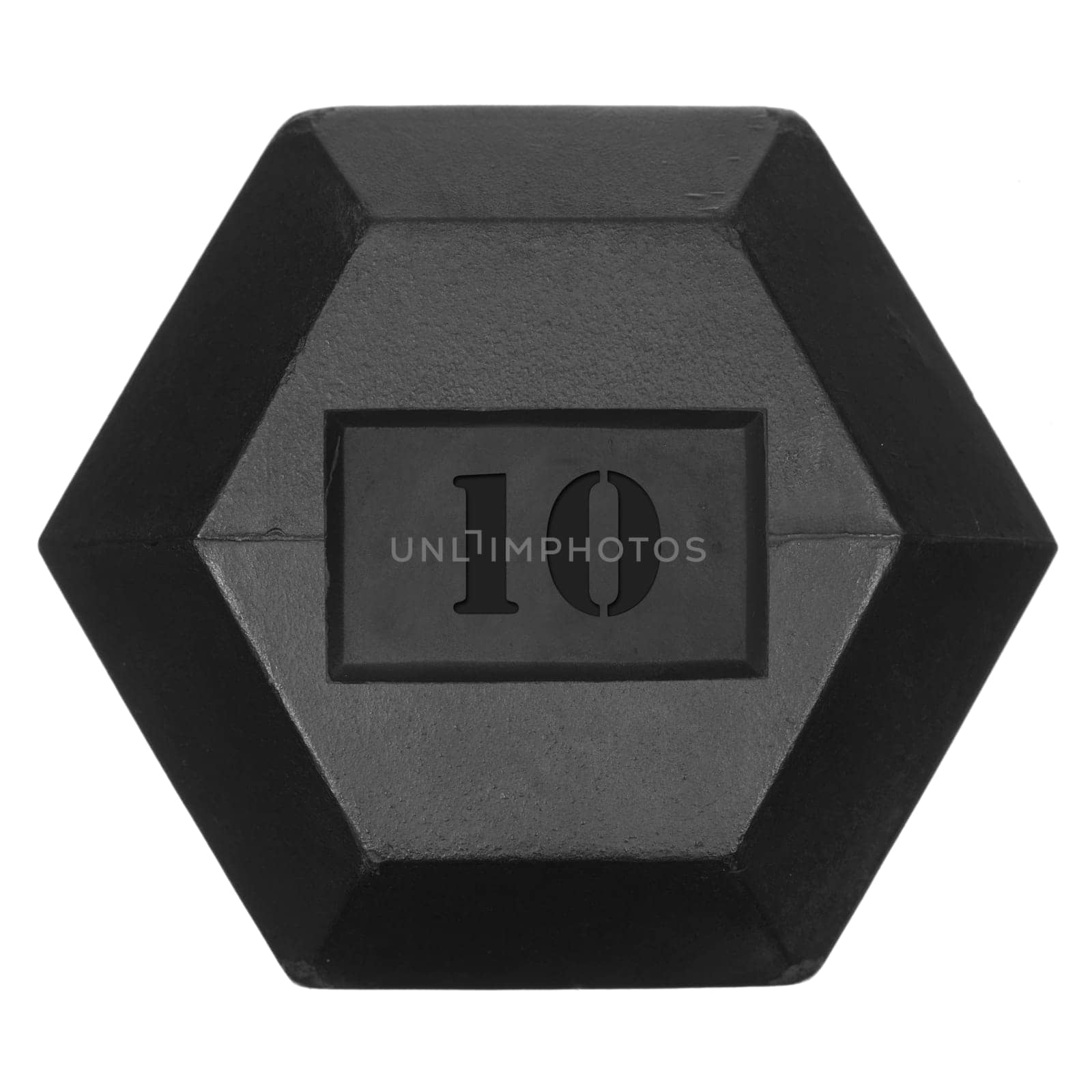 Gym weights isolated against a white background
