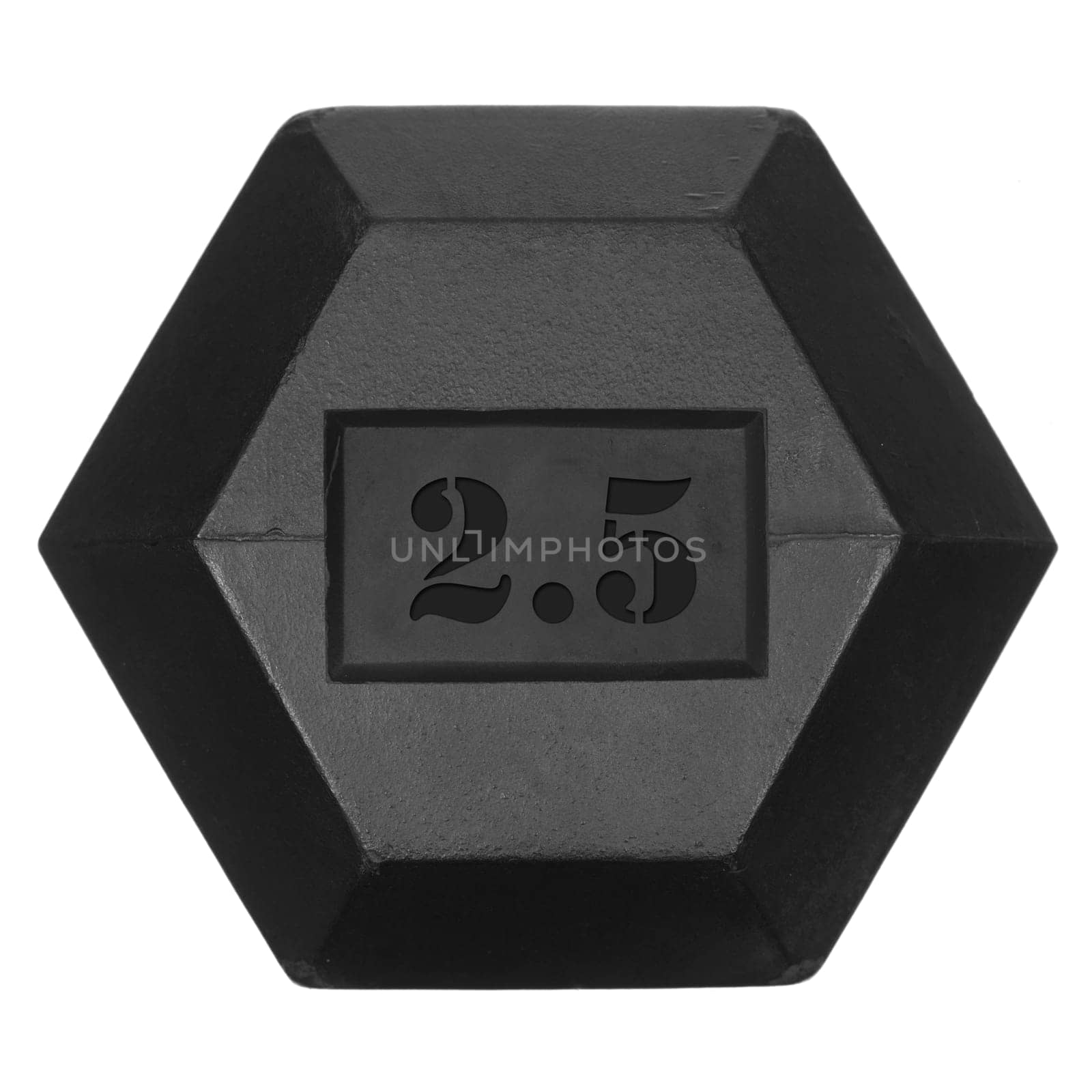 Gym weights isolated against a white background