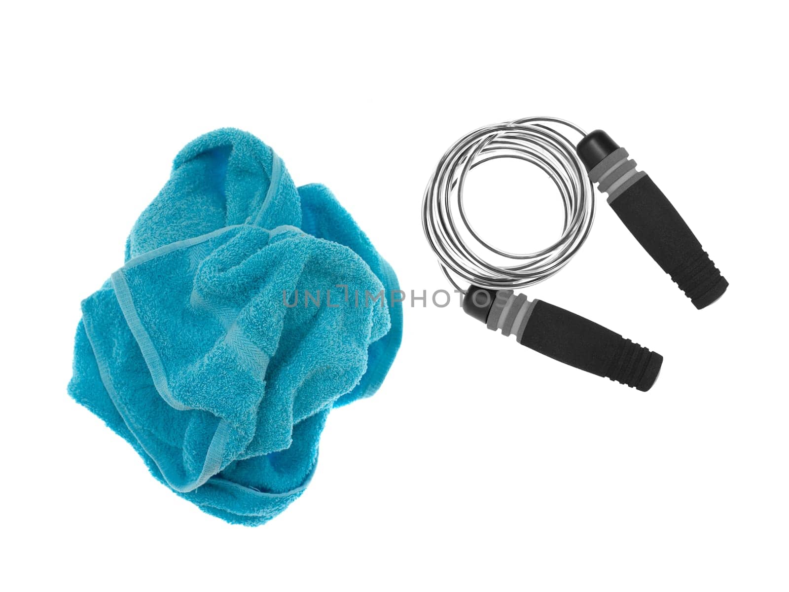 Exercise equipmwnt isolated against a white background