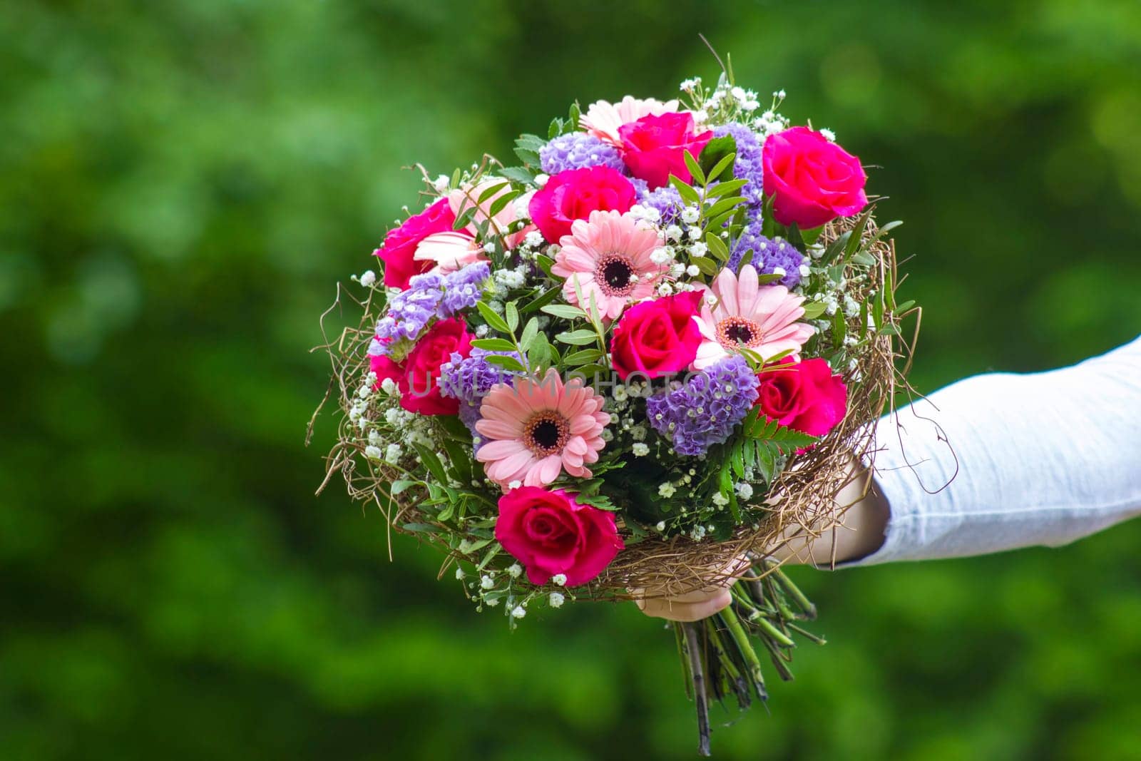 bouquet of colourful flowers