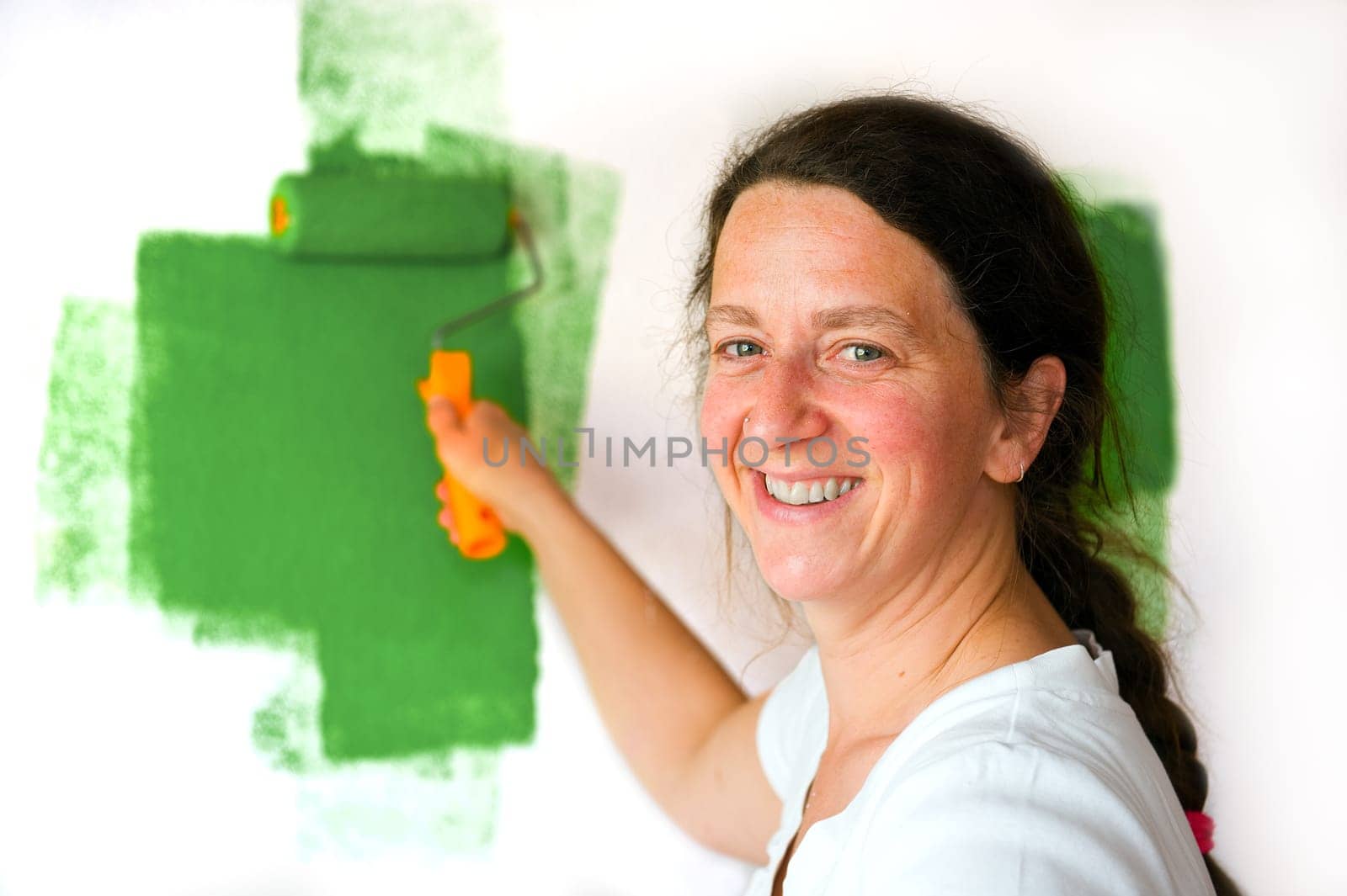 a woman renovated