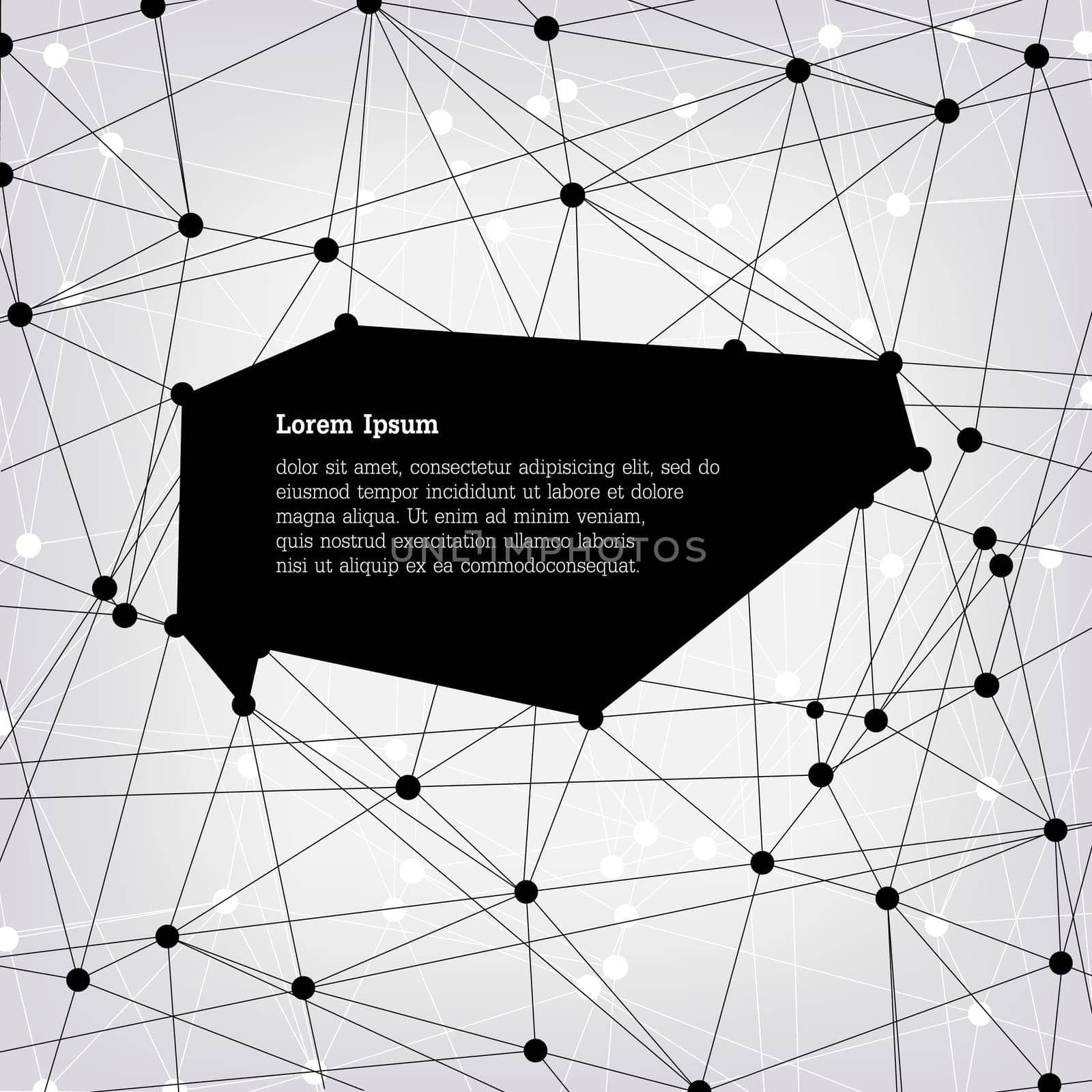 Abstract connection background, vector