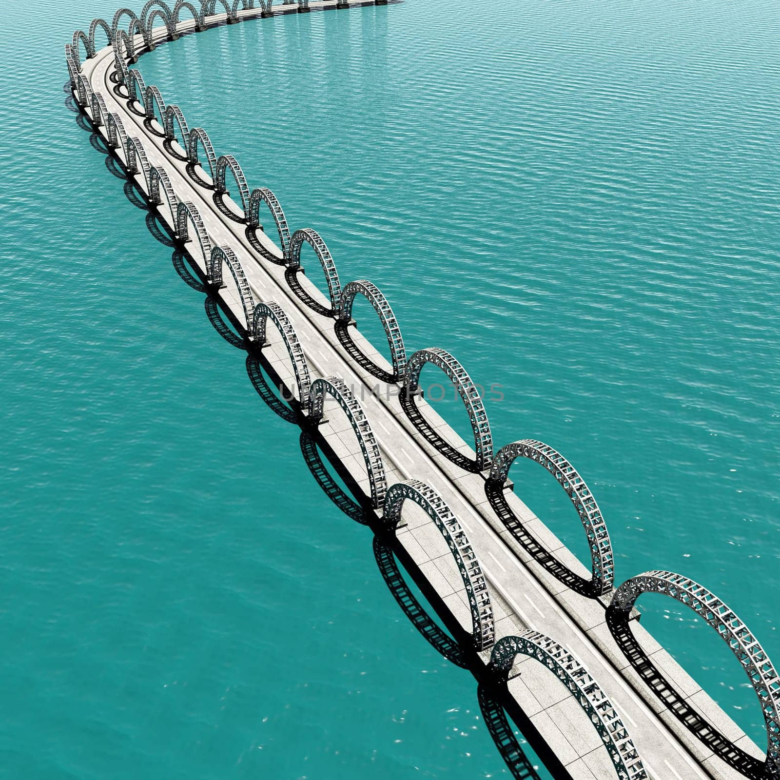 the view of old bridge for adv or others purpose use