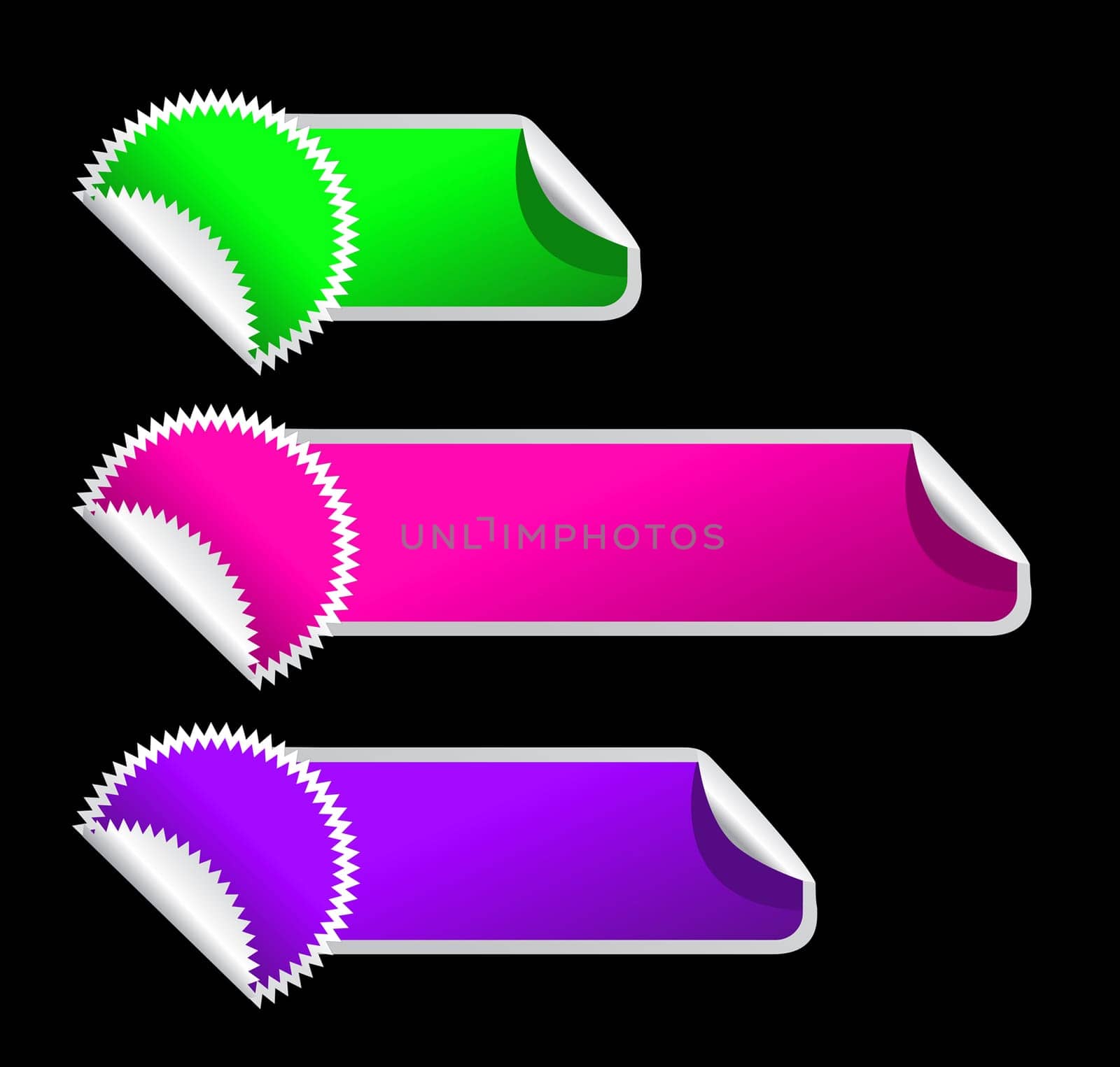 Illustration of stickers
