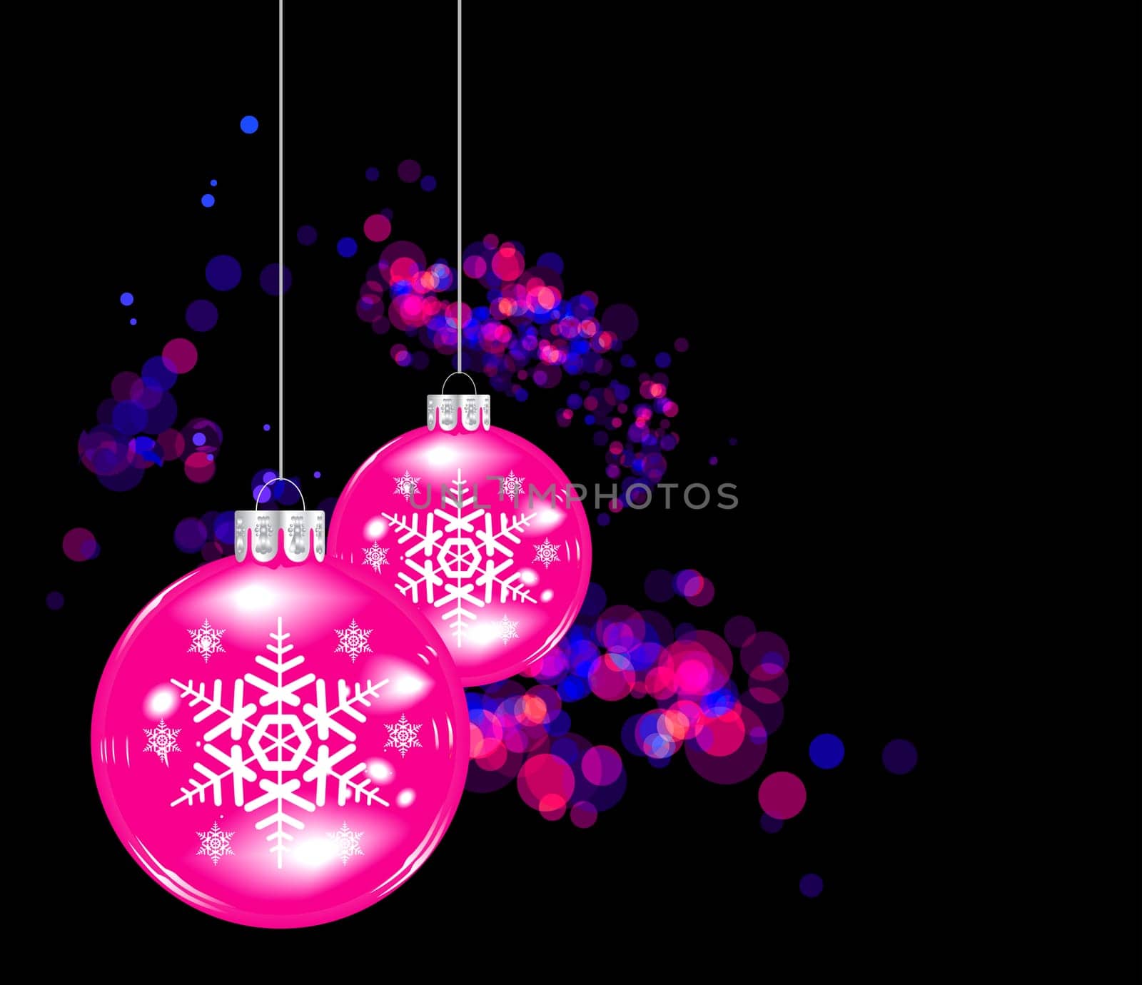 Christmas sphere.