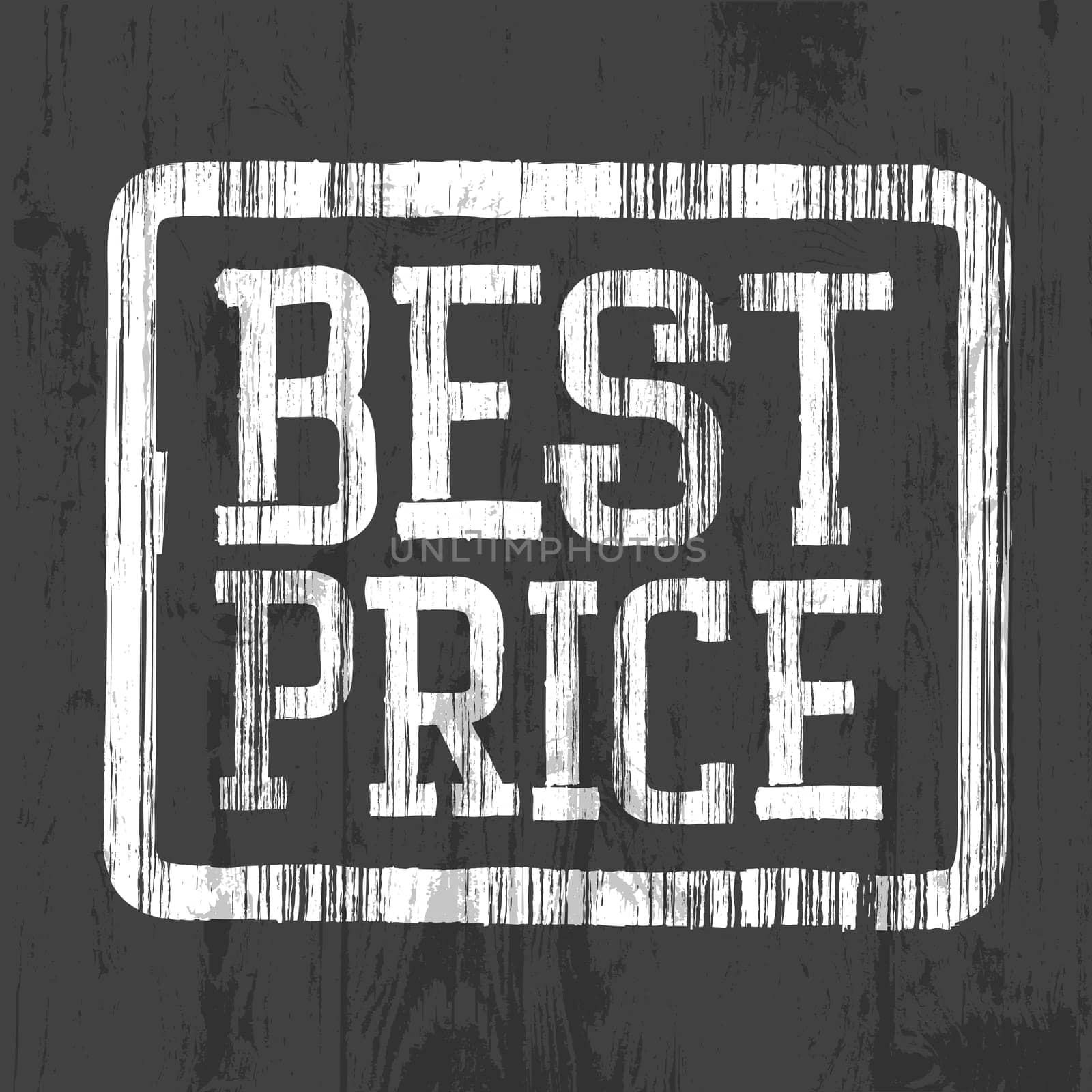 Best price stamp, vector