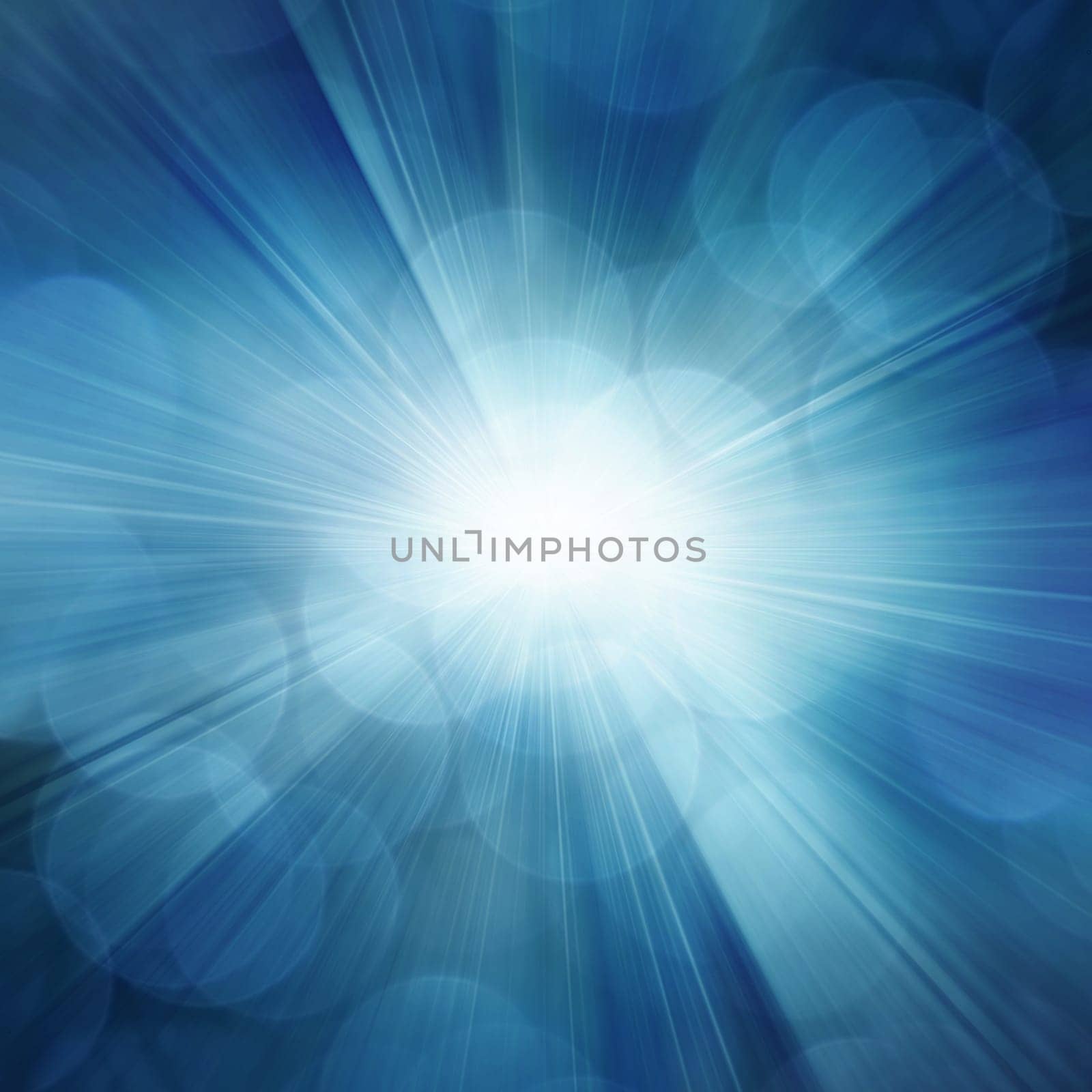 Blue rays abstract background