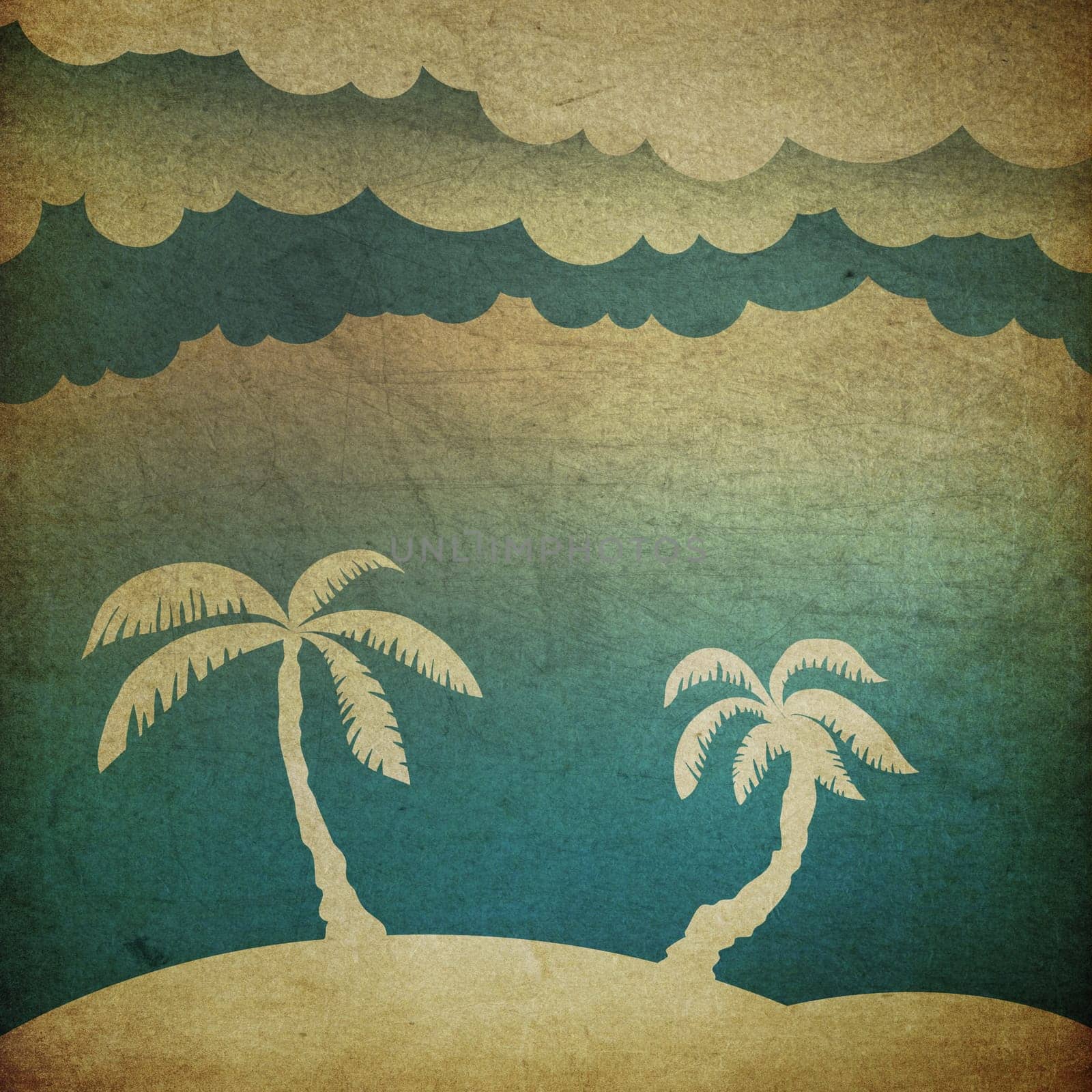 Summer travel concept background