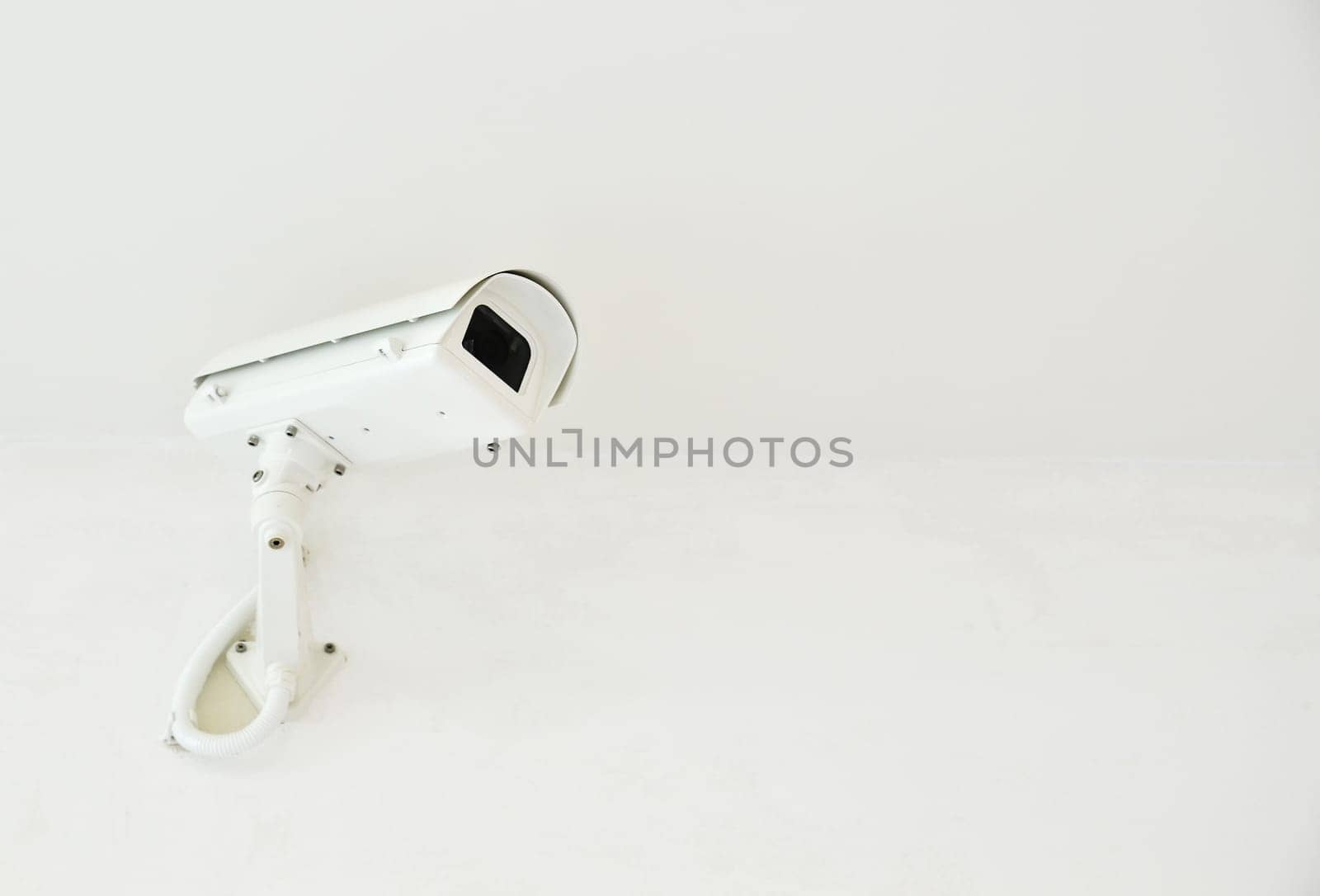 Security camera on the  wall