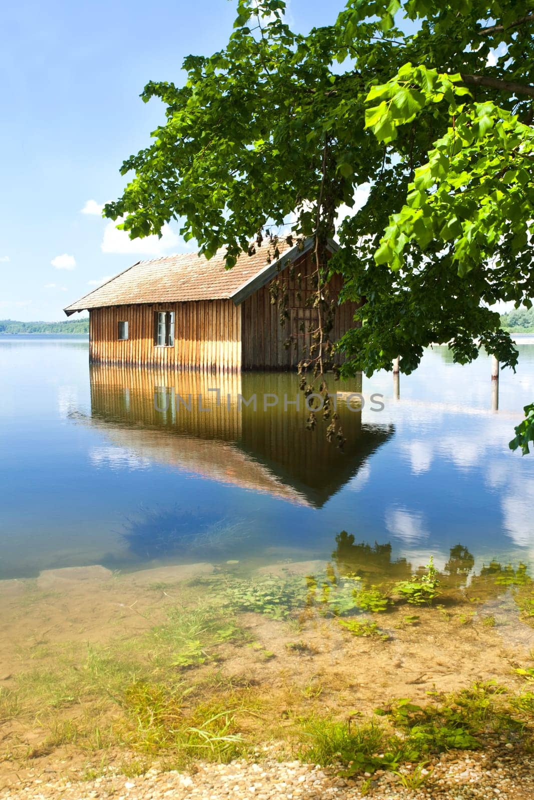 Flooding at Lake Ammersee