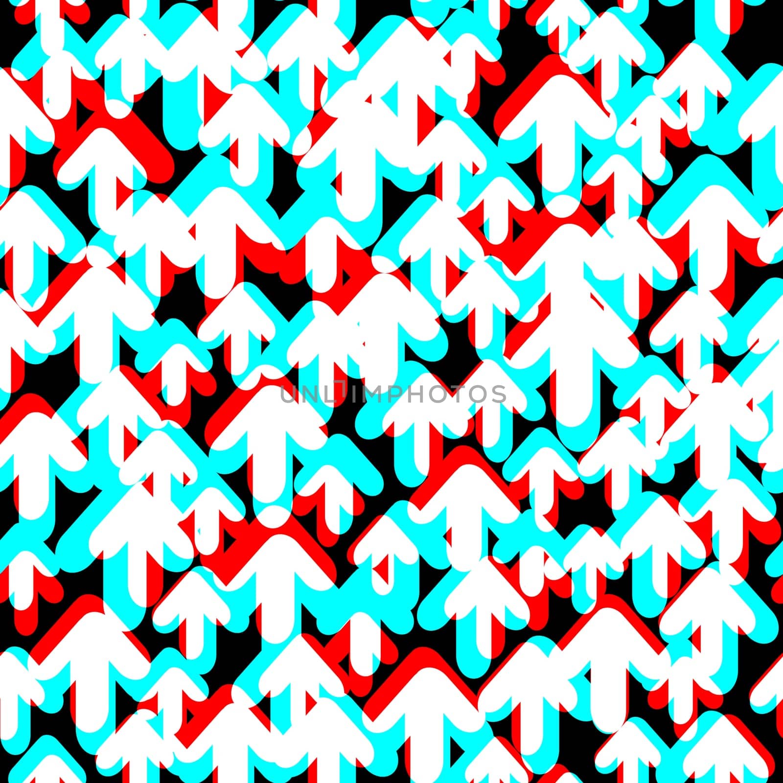 Bright colored arrows. Abstract background, vector, EPS10