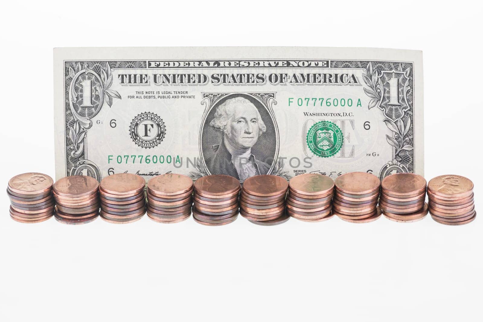 One hundred cents make a dollar