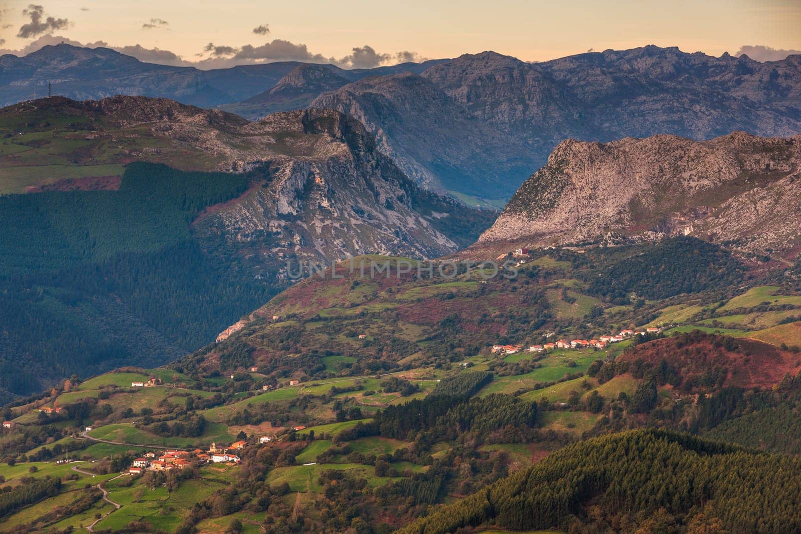 Mountain landscape, Carranza, Encartaciones, Bizkaia, Spain