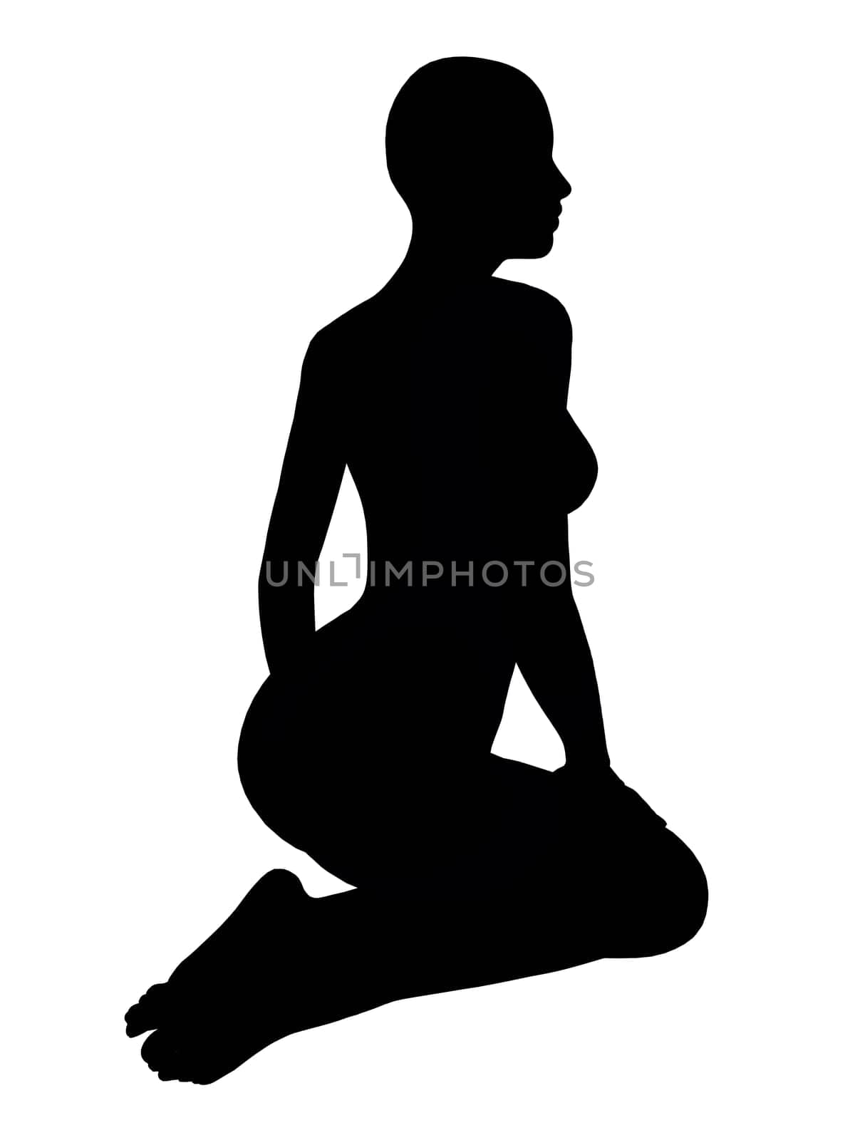 Silhouette of a woman