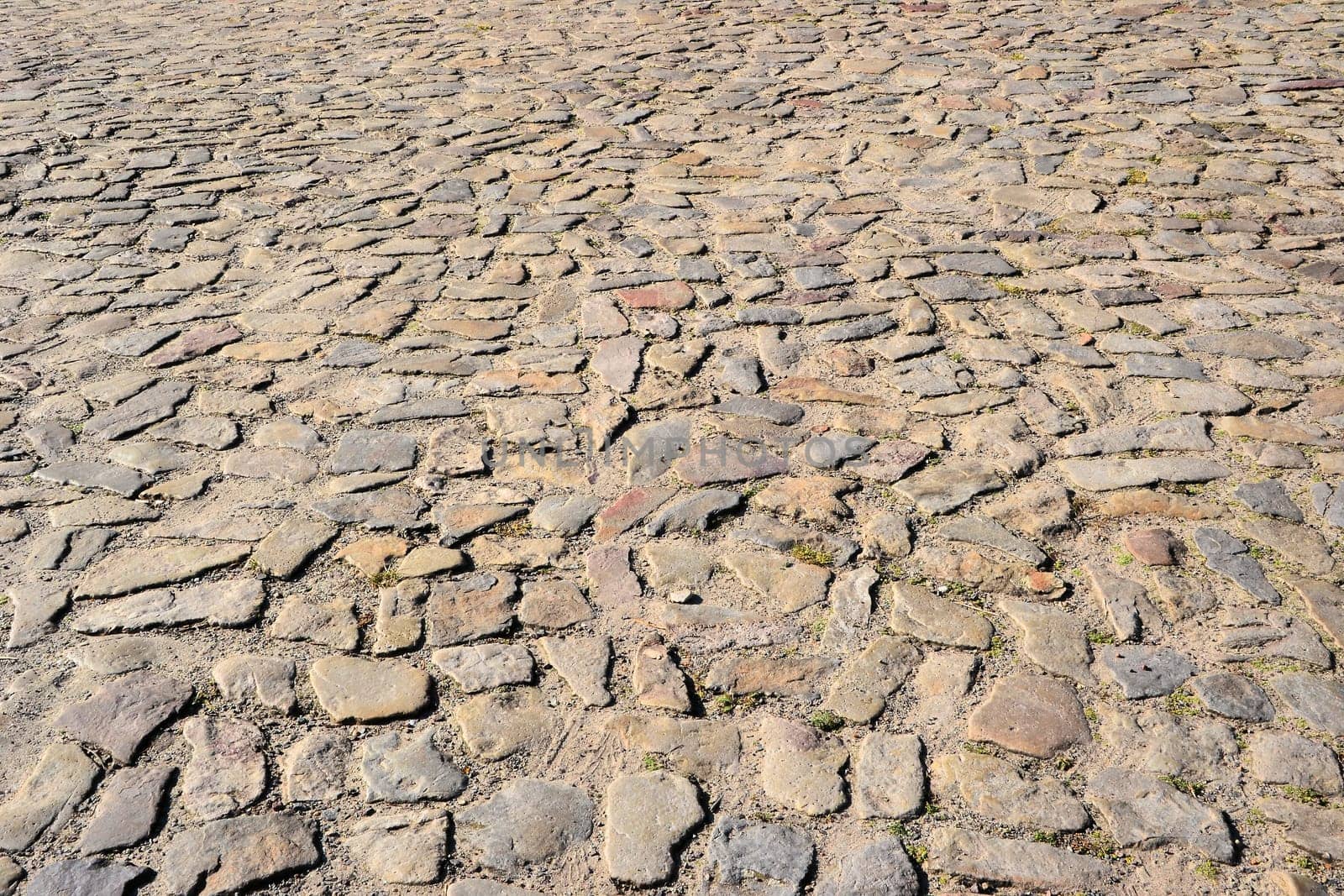 Cobblestone pavement