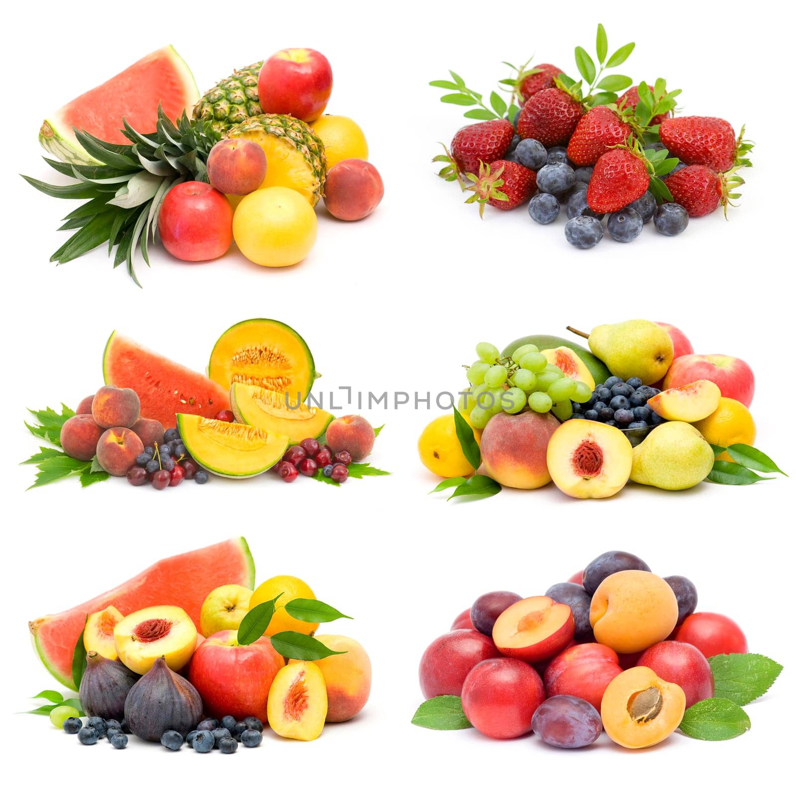 collection of fresh fruits