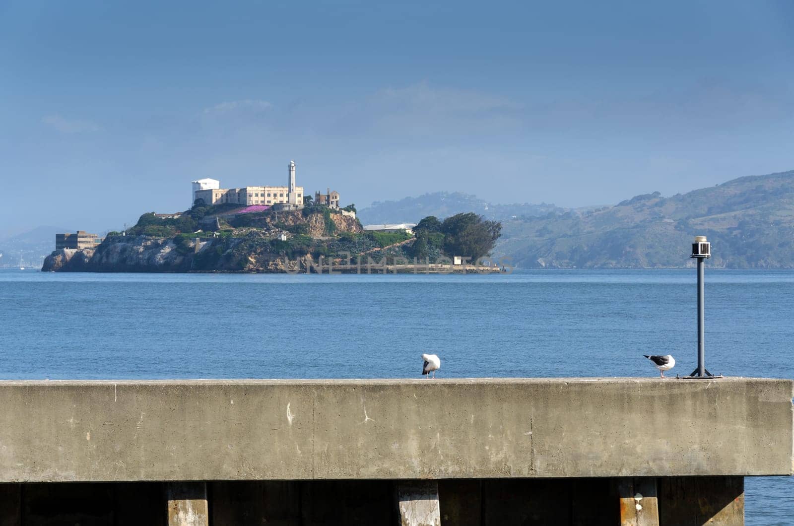 Alcatraz Island in San Francisco, California in United States of America
