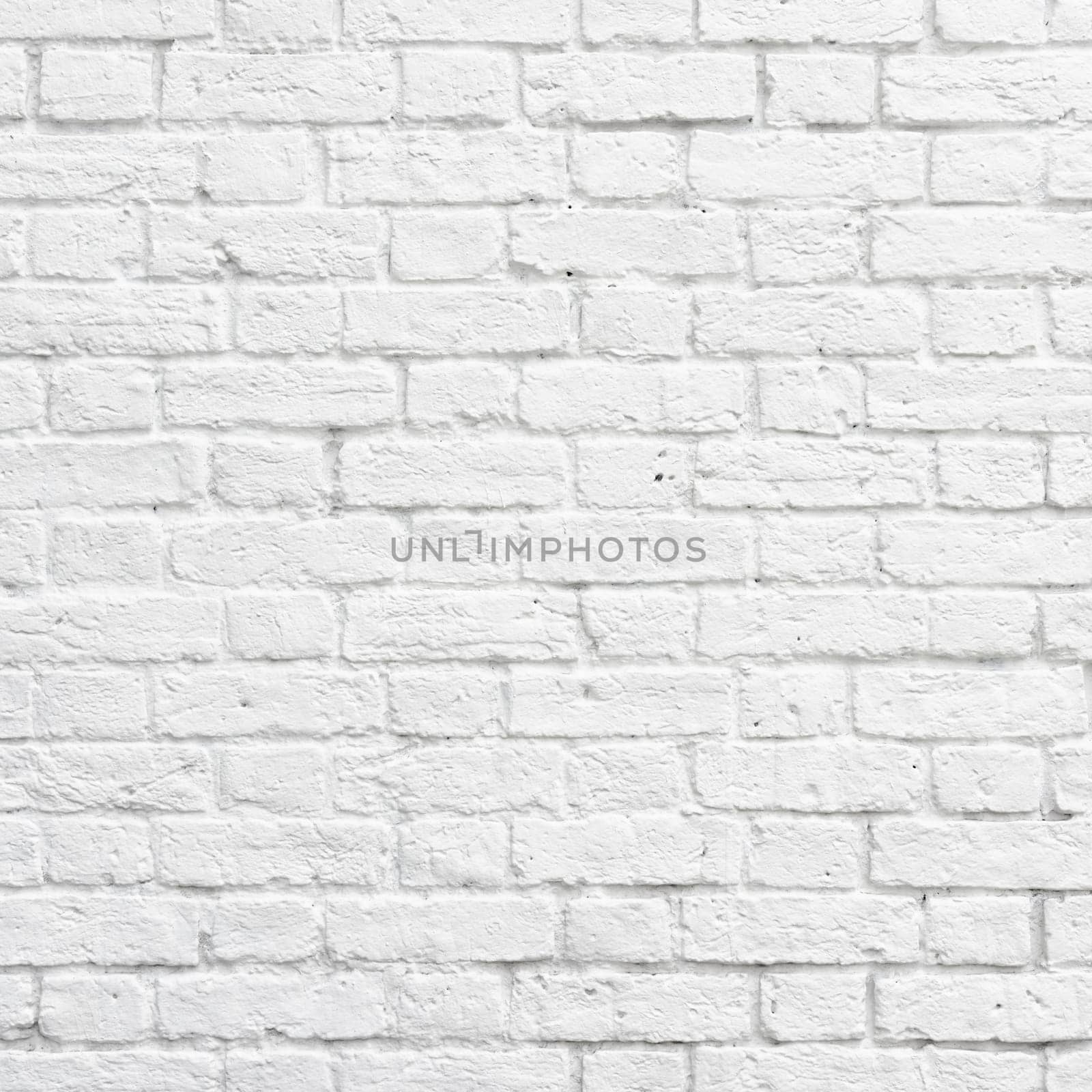 White brick wall texture or background