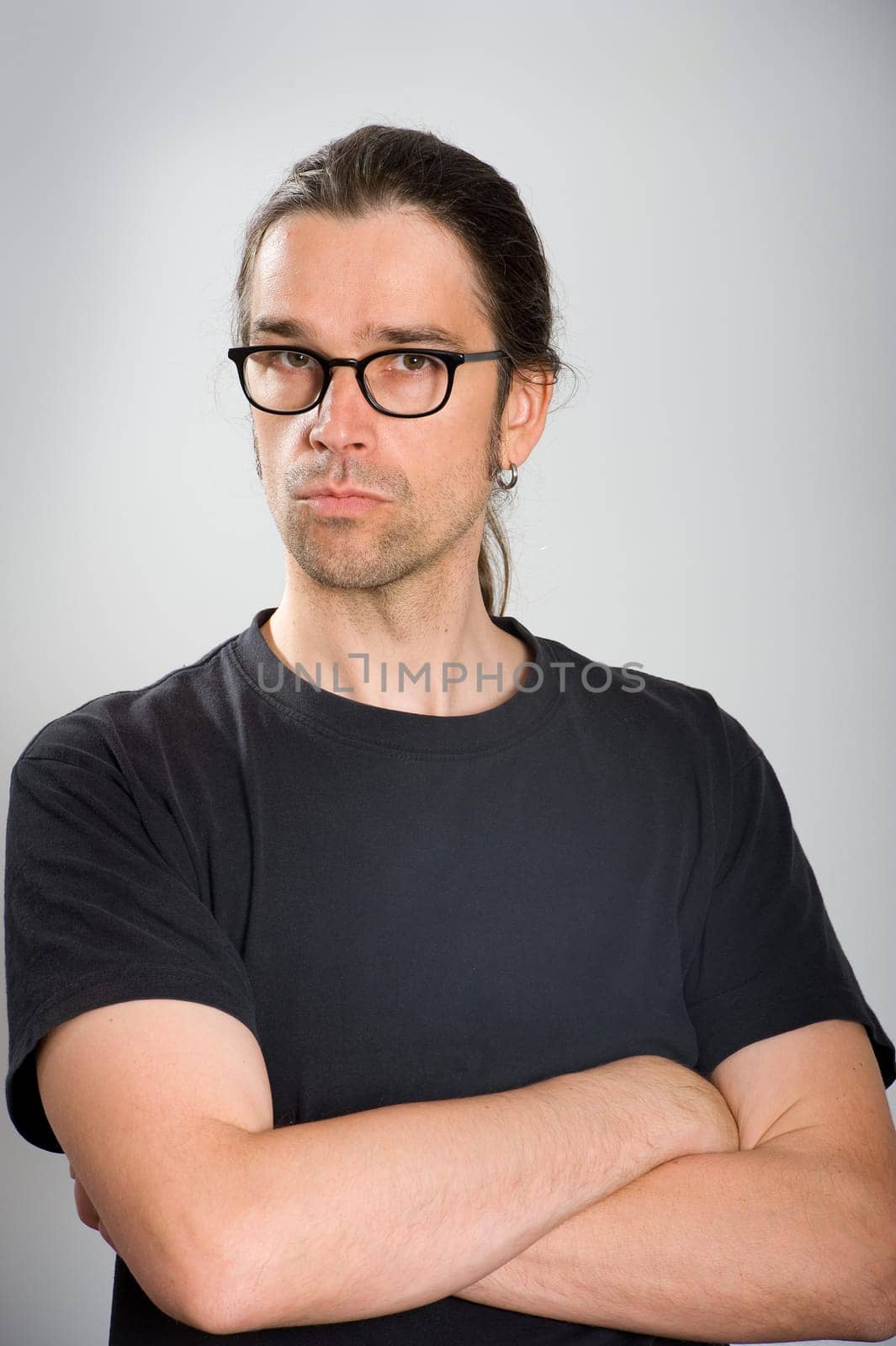 man with glasses