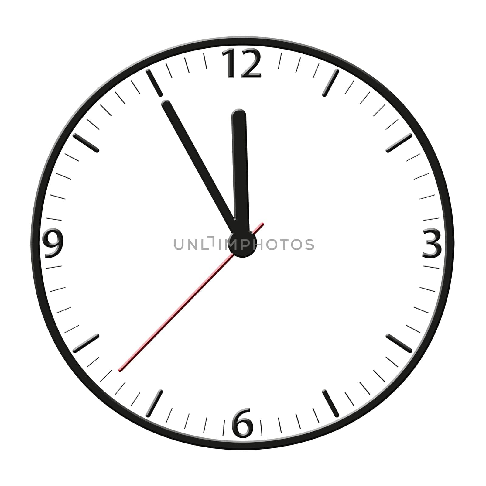 A classic station clock to use for presentations - Klassische Bahnhofsuhr