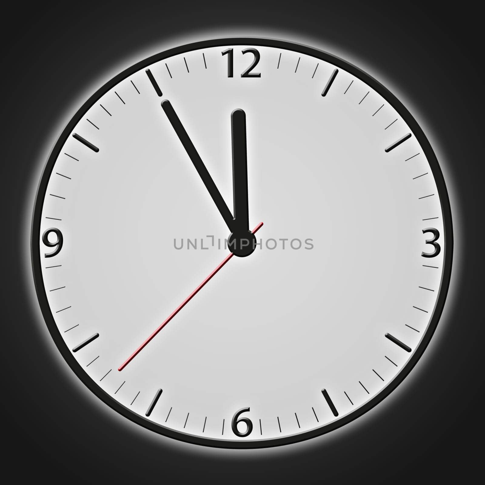 A classic station clock to use for presentations - Klassische Bahnhofsuhr