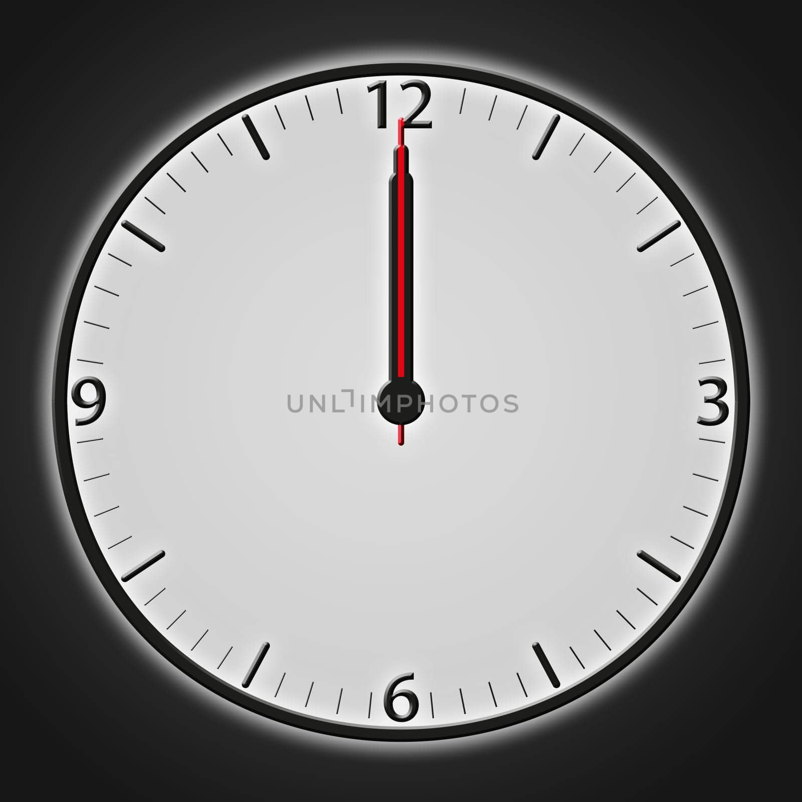 A classic station clock to use for presentations - Klassische Bahnhofsuhr
