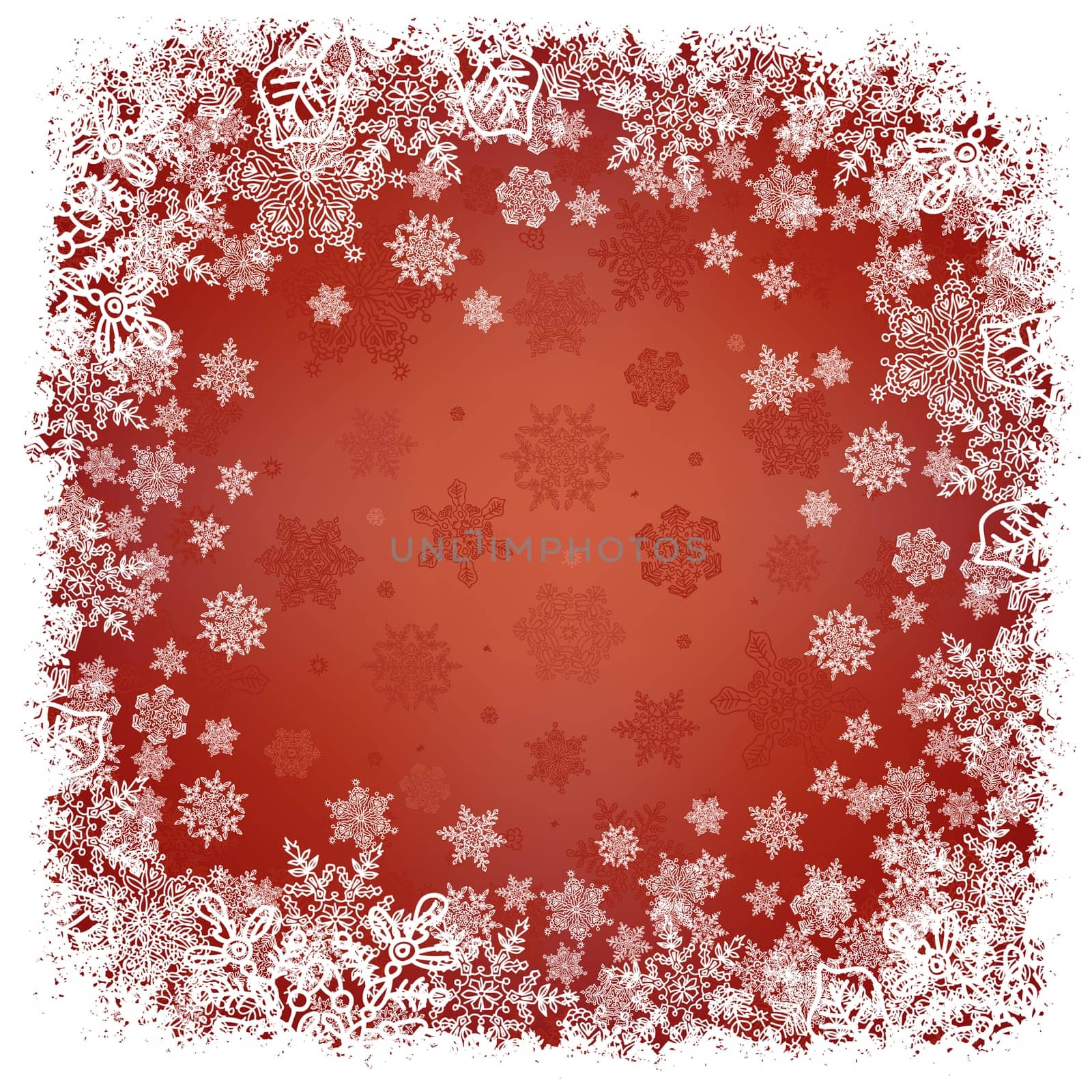 Christmas background with isolated border. Vector, EPS8.