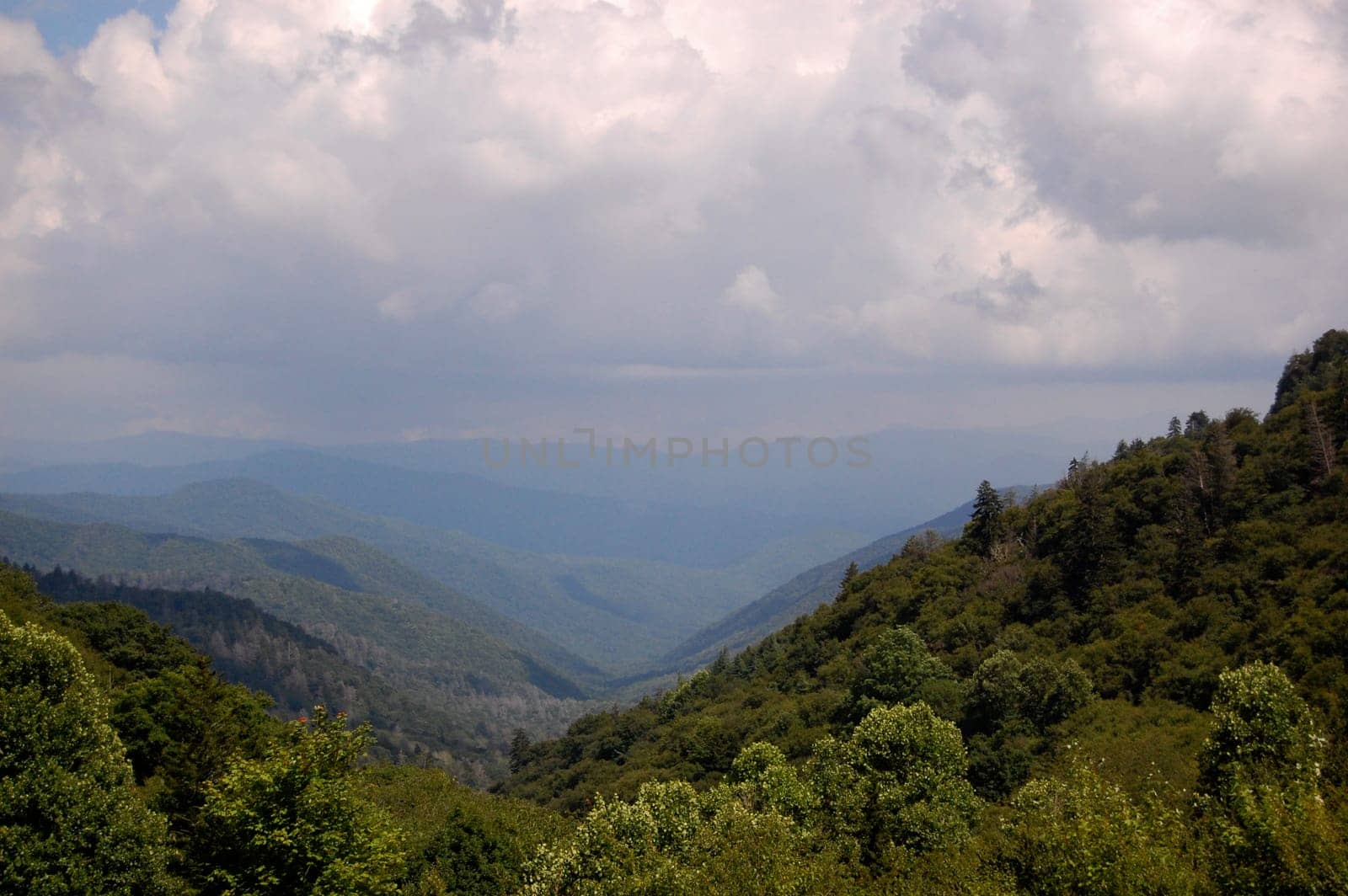 Smoky Mountains - mountains and valleys and clouds