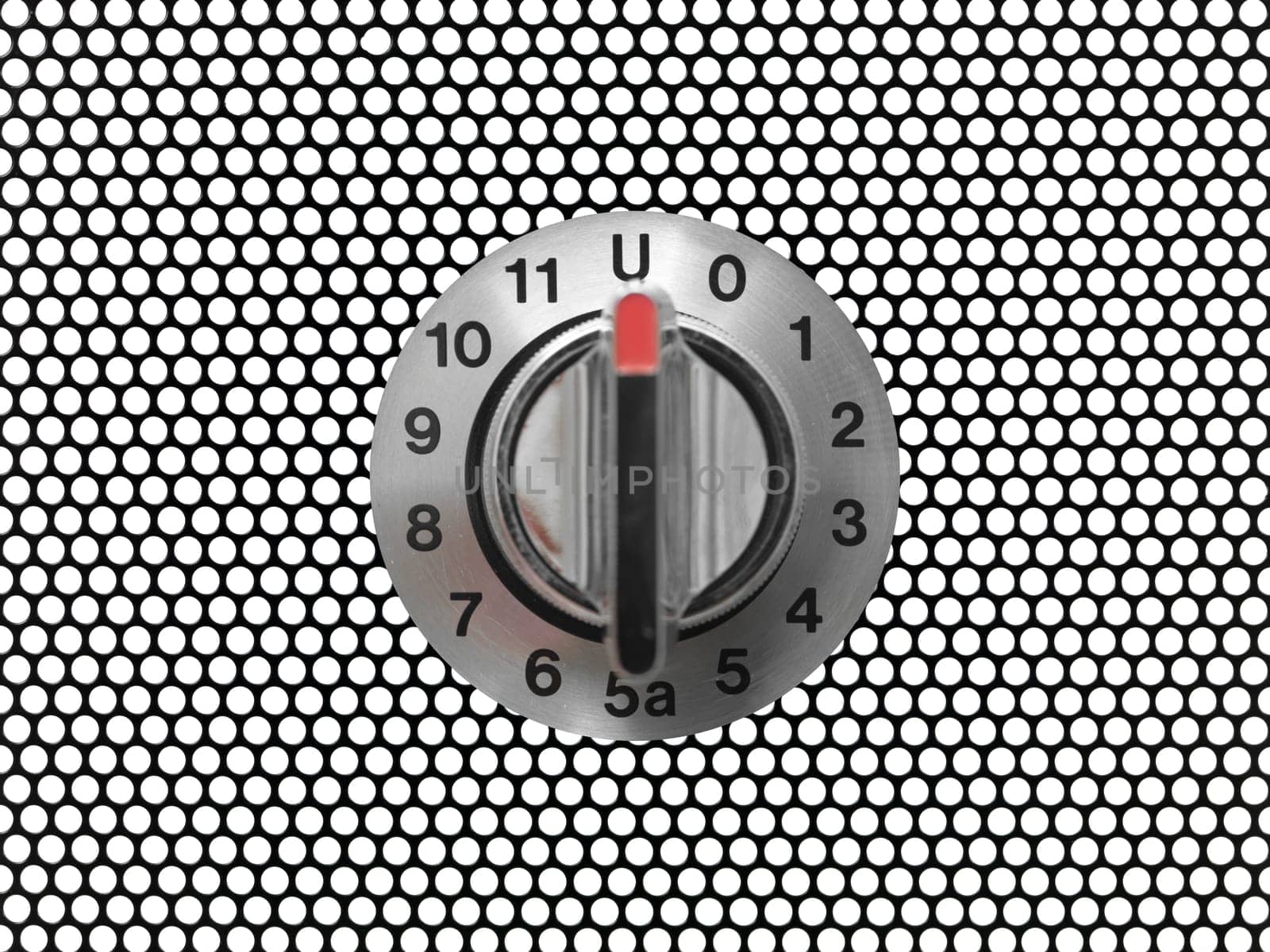 A control switch isolated against a white background