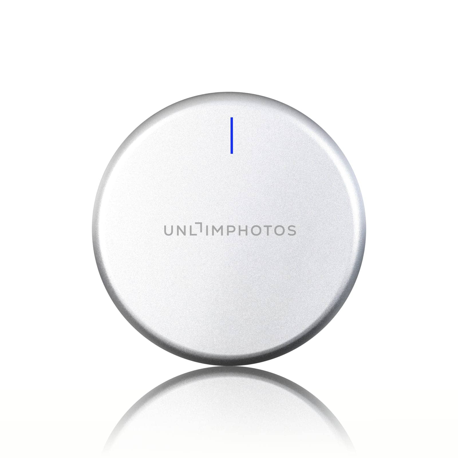 A control switch isolated against a white background
