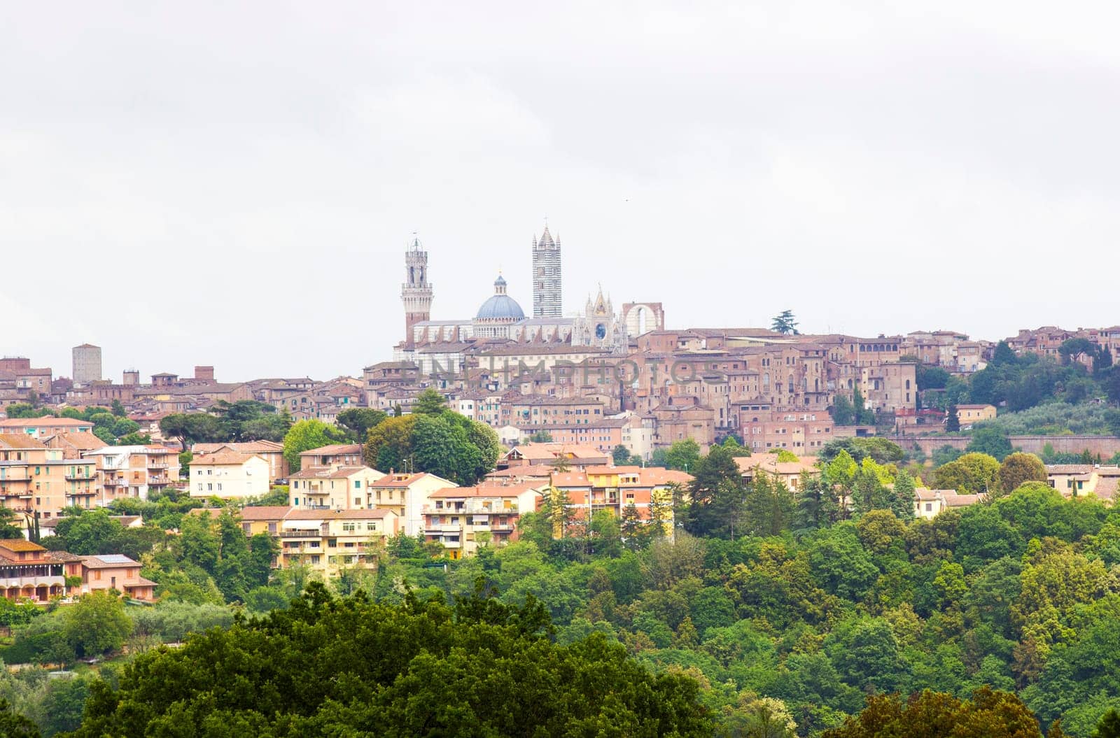 Panorama of Siena, Tuscany, Italy
