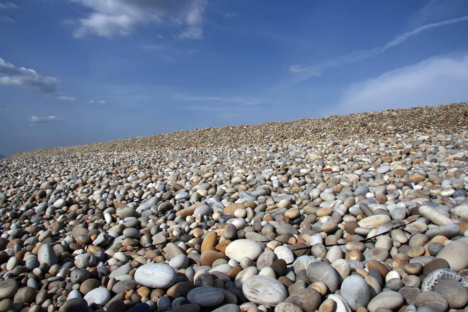 Pebbles on the beach