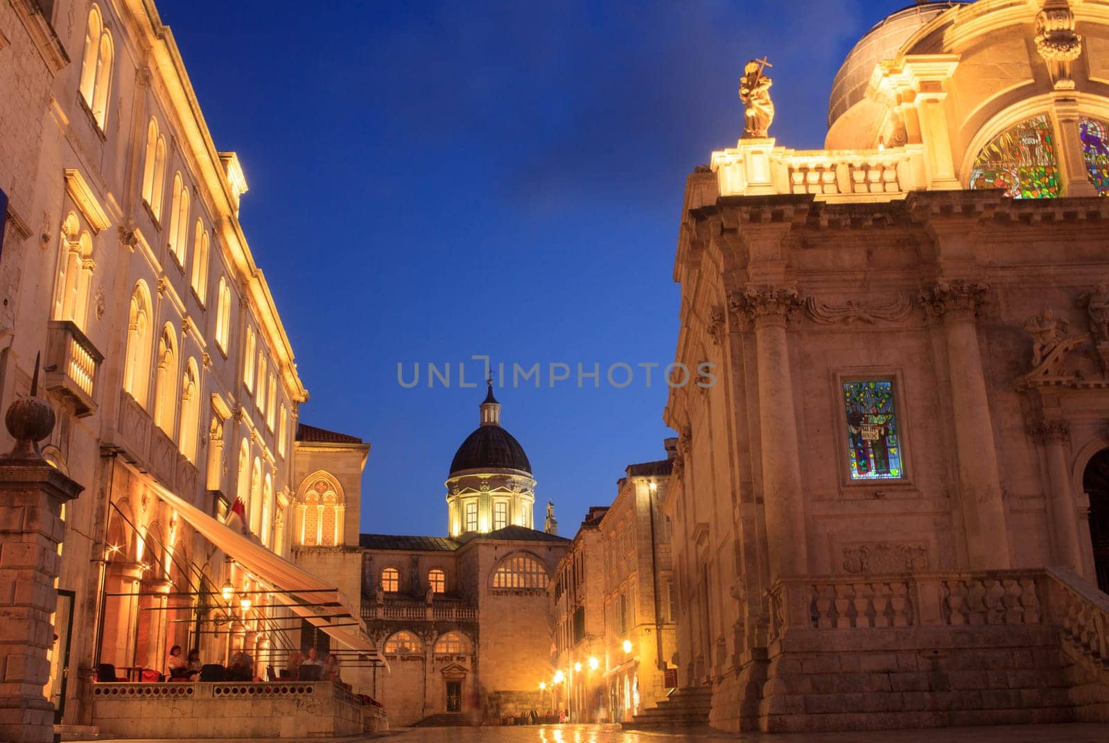 View of Church of St. Blaise in Dubrovnik, Croatia