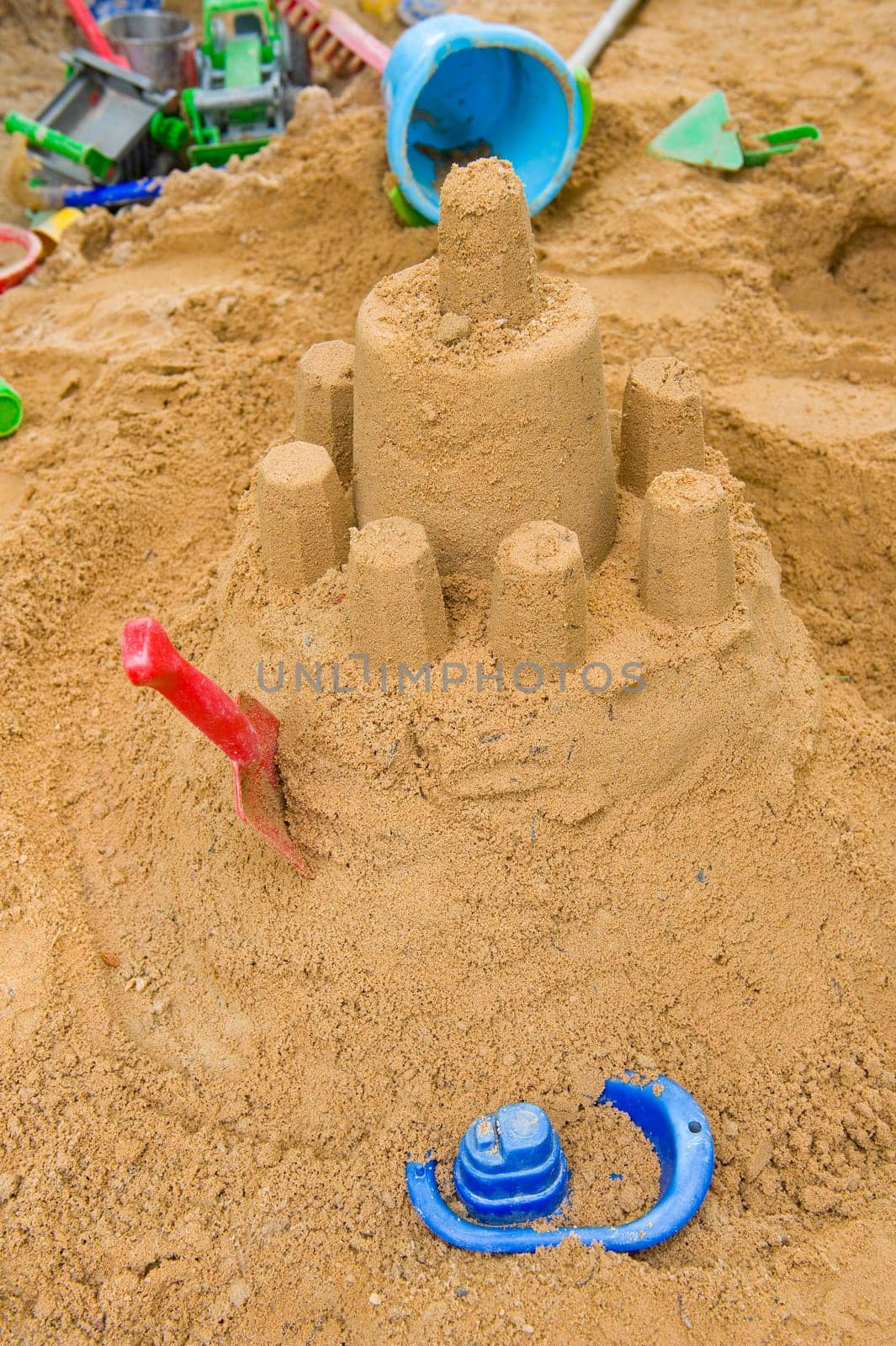 Sand Castle and Toys