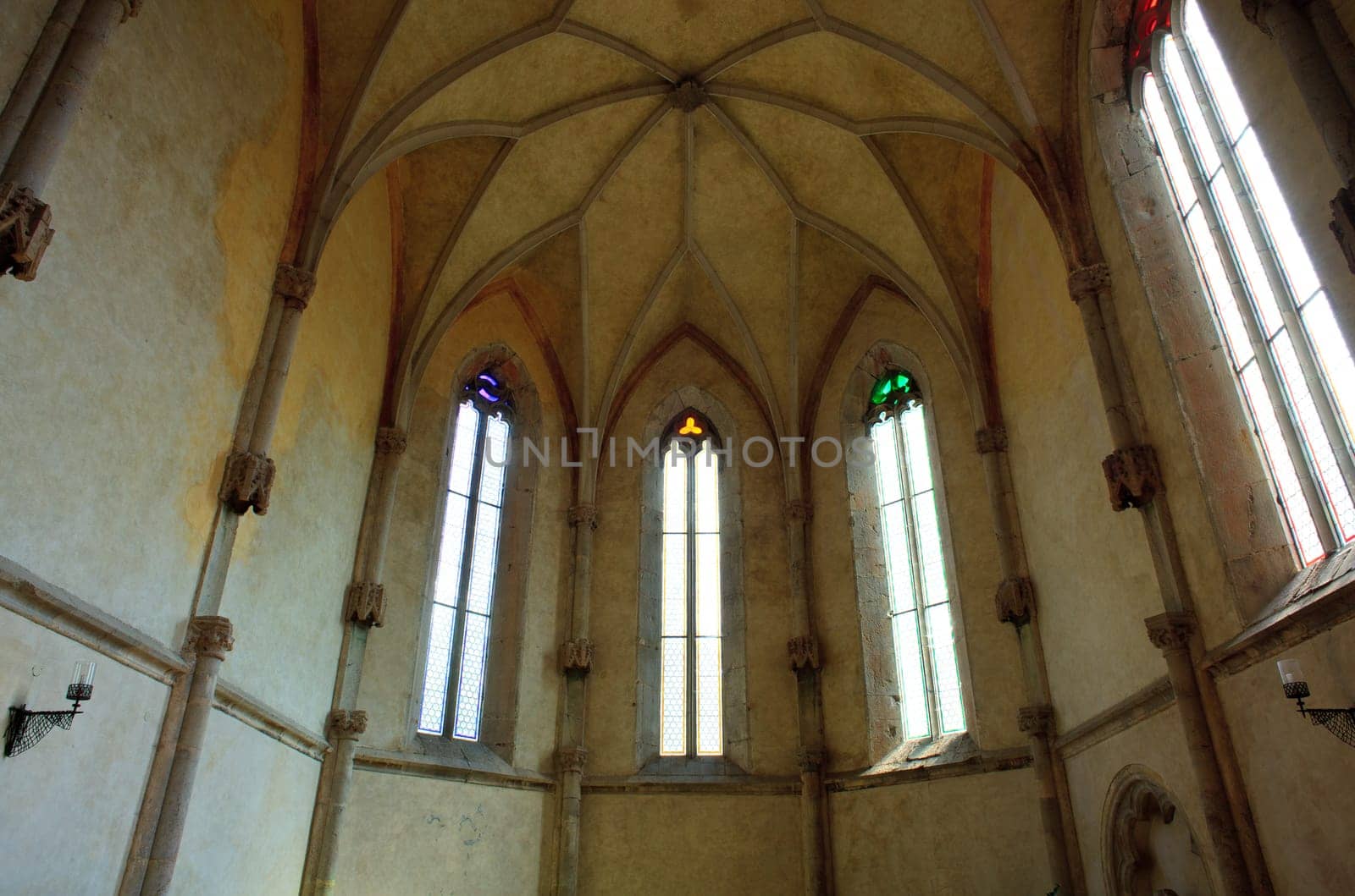 Windows of San Giovanni in Tuba church, San Giovanni di Duino - Italy