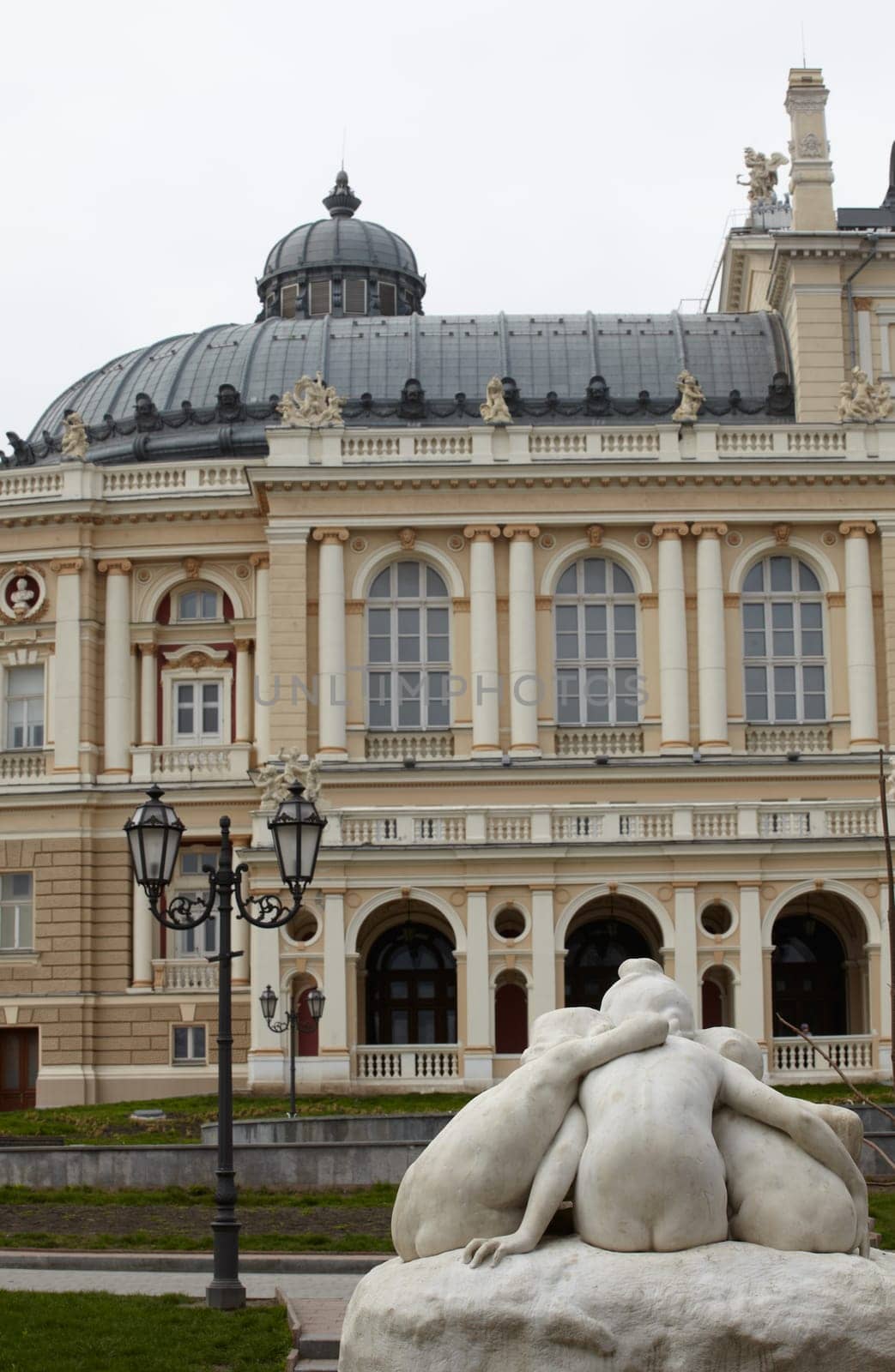 View of Opera and ballet house in Odessa, Ukraine