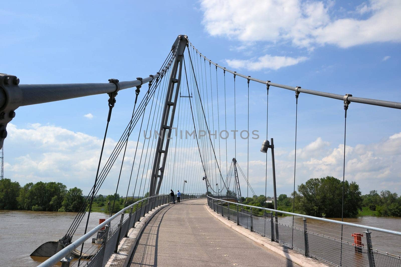 Bridge over the Elbe in Magdeburg