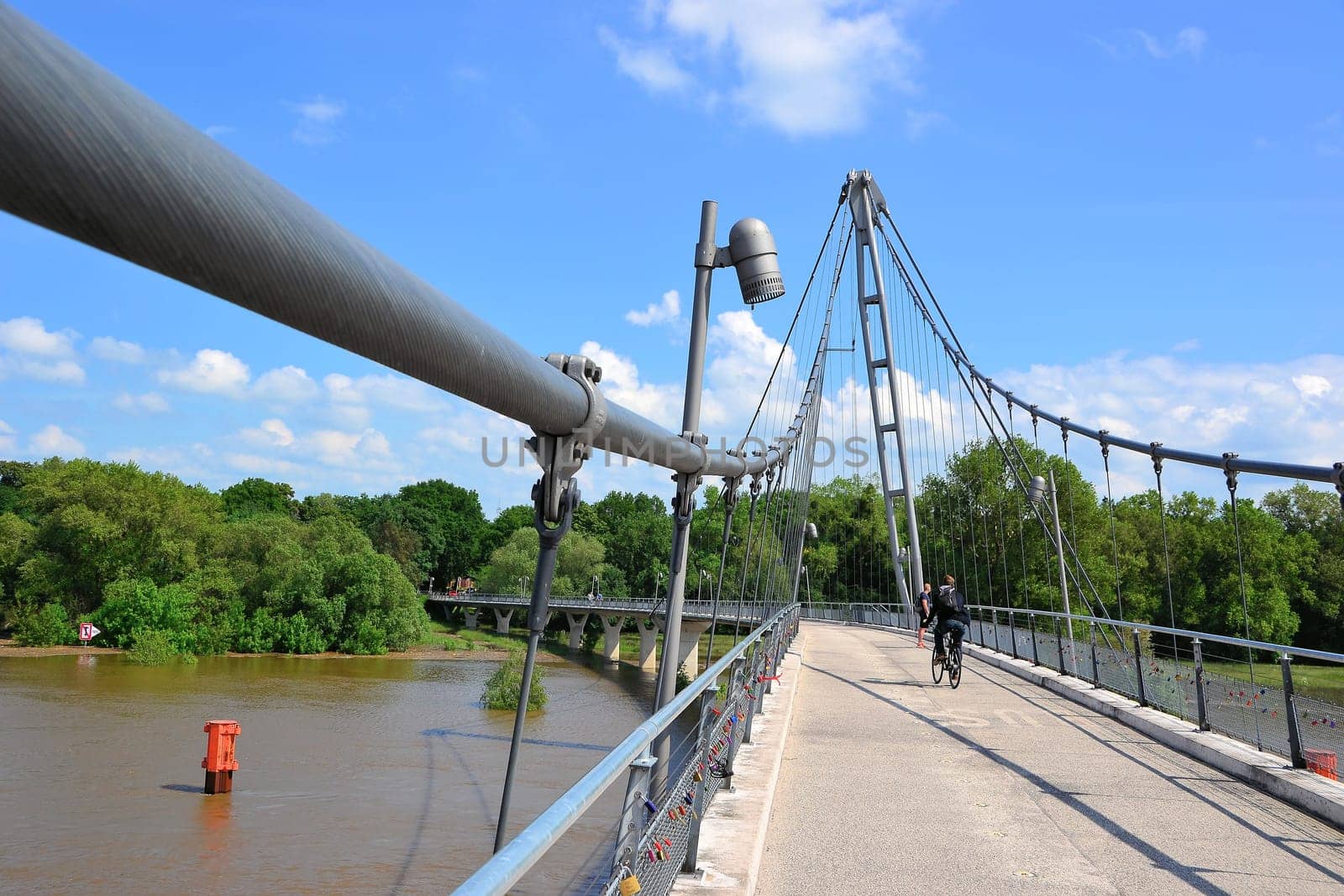 Bridge over the Elbe in Magdeburg