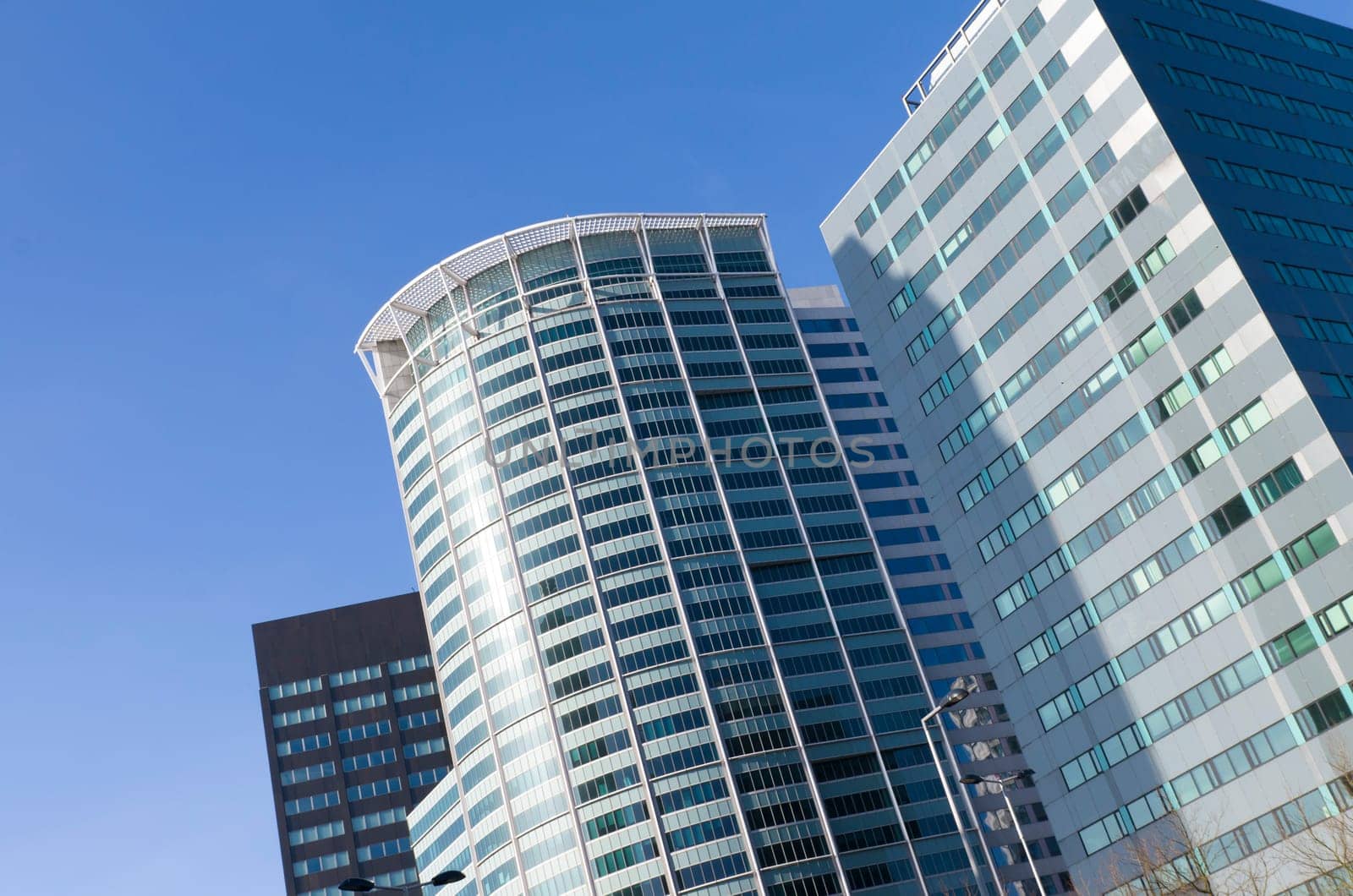 modern office building in the business district of Rotterdam