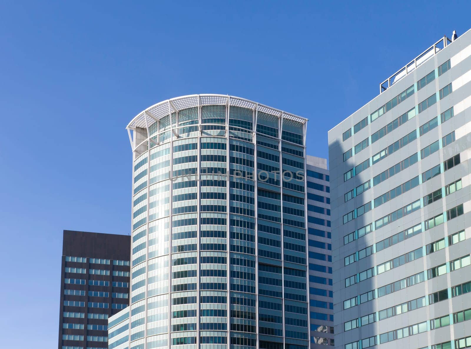 modern office building in the business district of Rotterdam