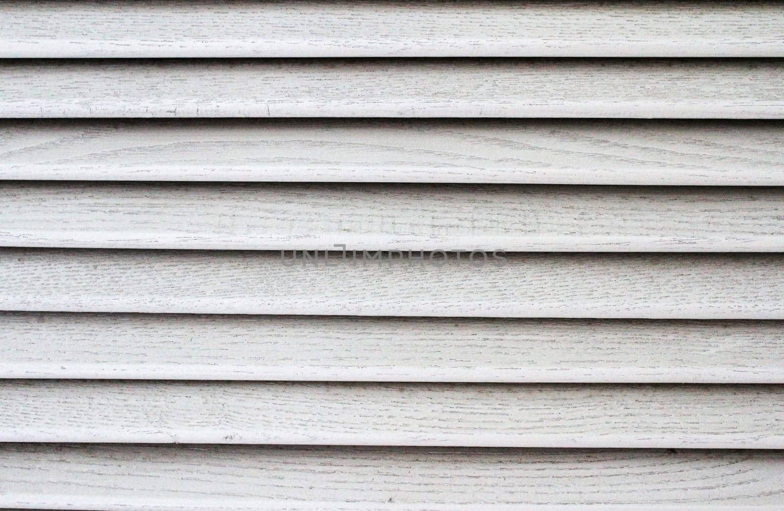 The wooden door painted with white color