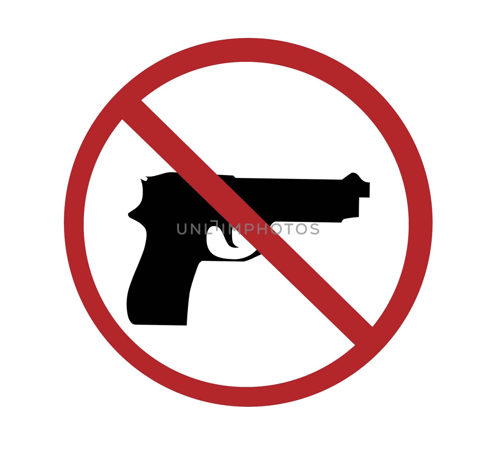 sign - no guns
