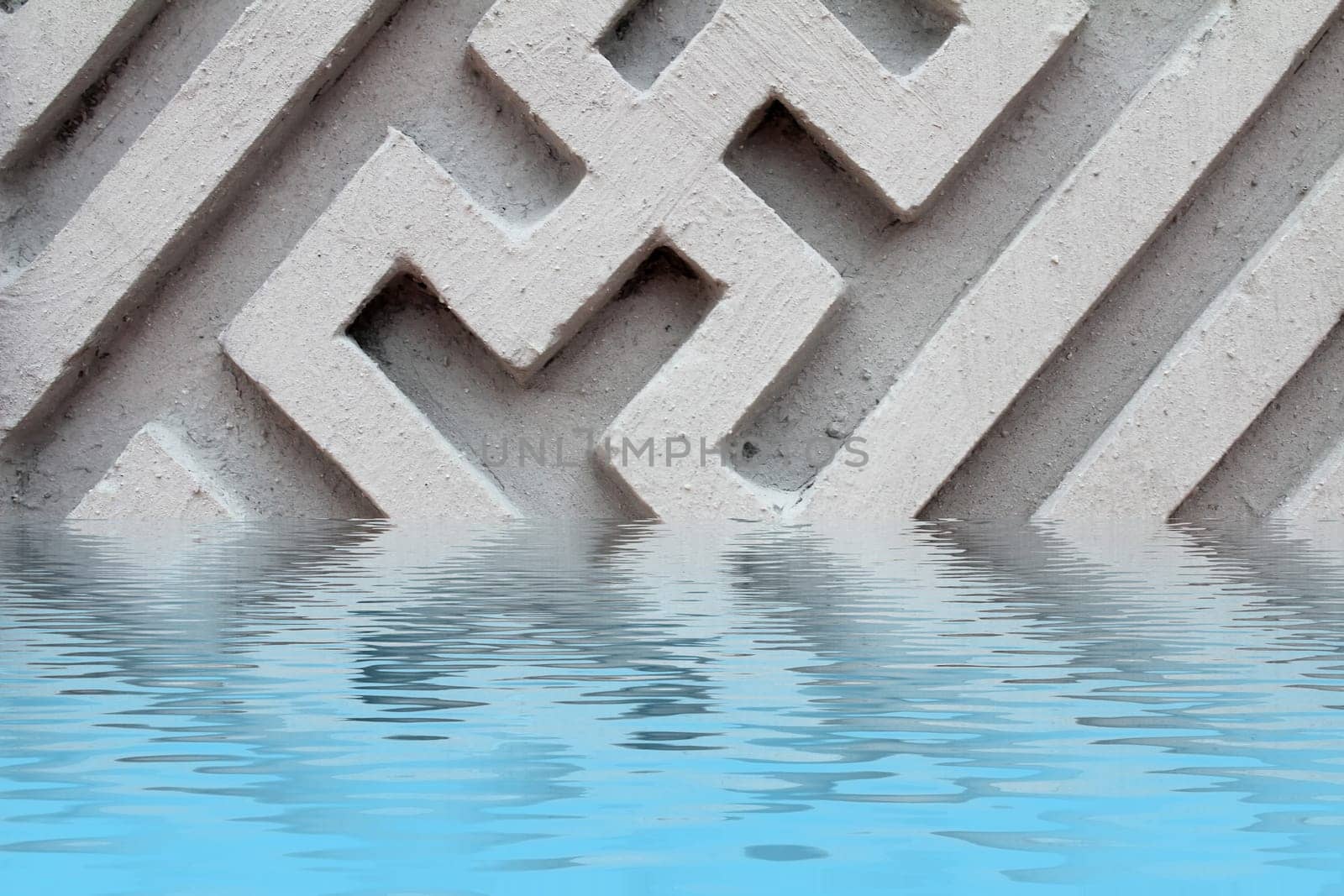 Background of rectangular sidewalk