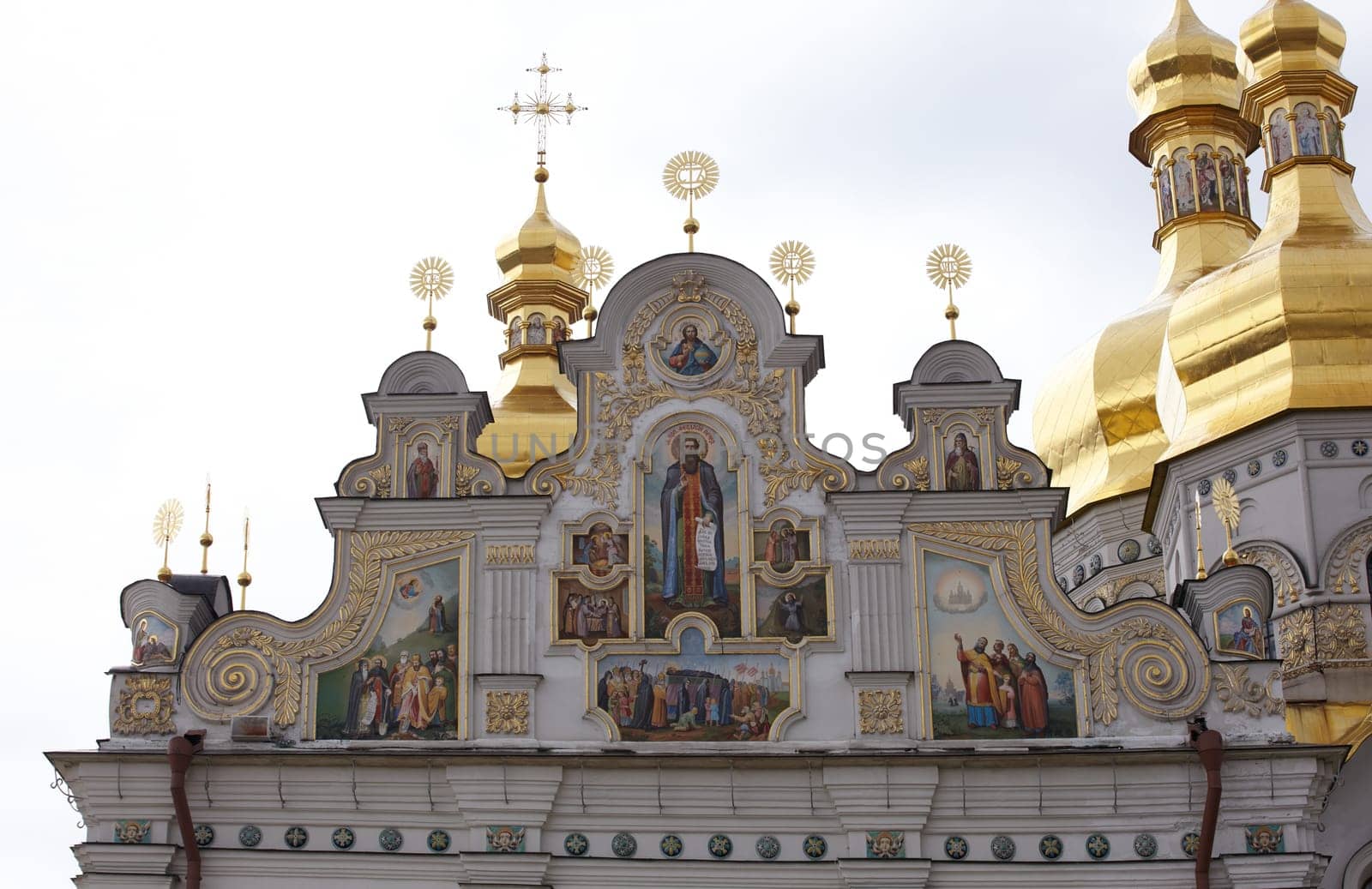 View of Pechersk Lavra monastery in Kiev, Ukraine