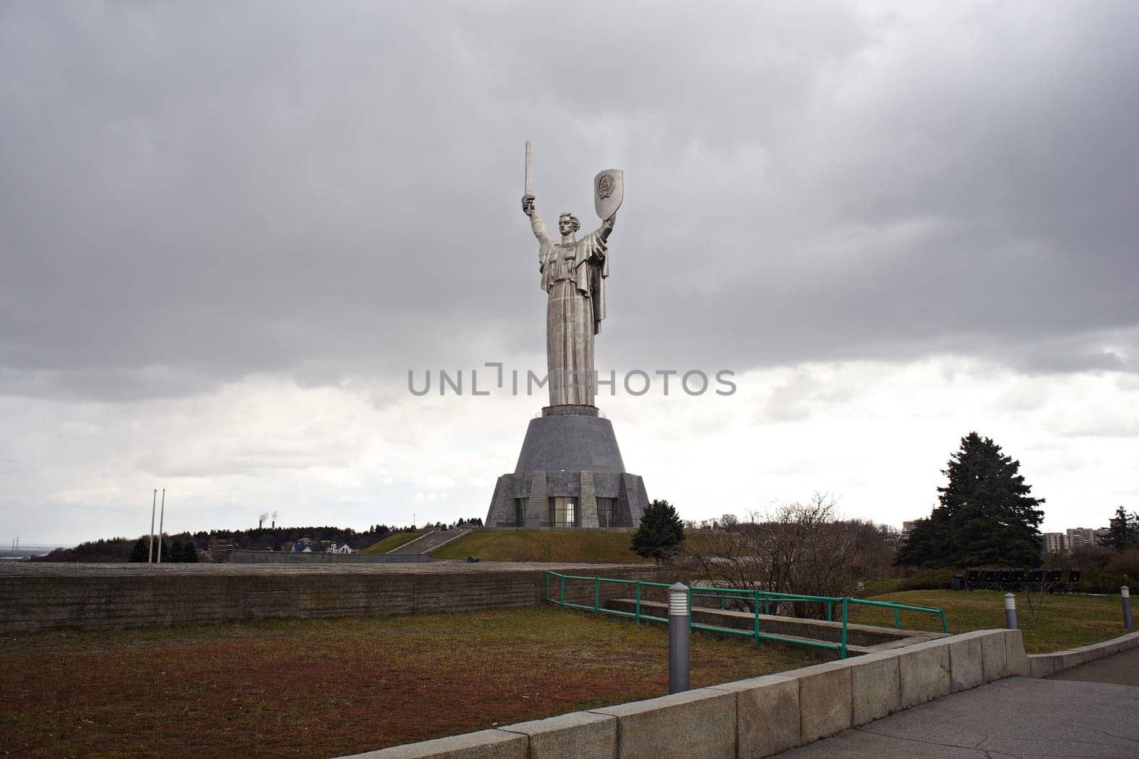 Monument of the Motherland in Kiev - Ukraine